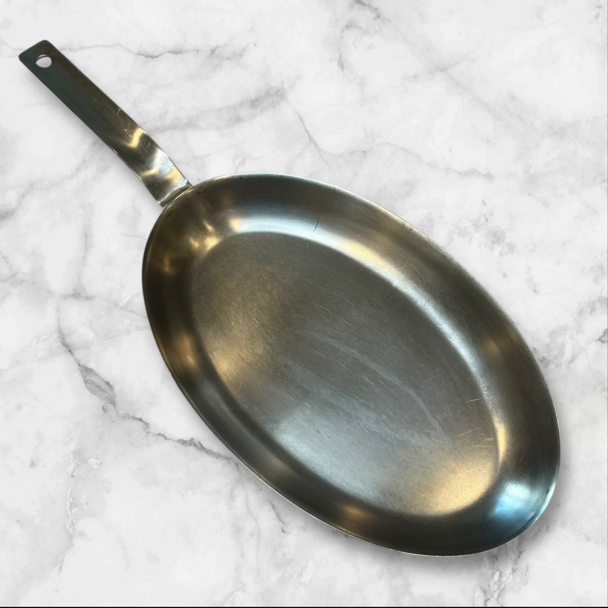 Legion Utensils Stainless Steel Fish Fry Pan | Oval | Gently Used