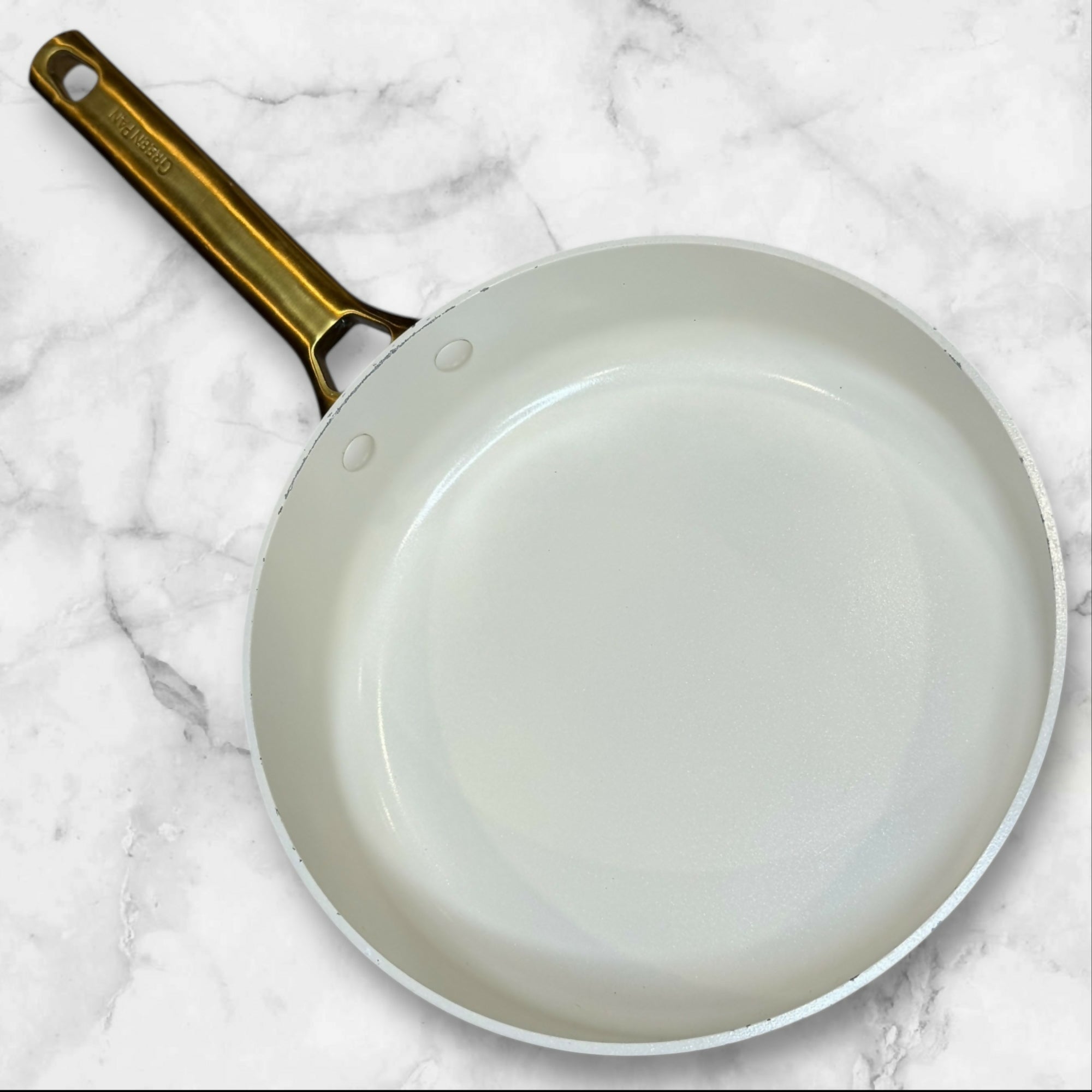 GreenPan Padova Reserve Blue Fry Pan with Lid | Ceramic Nonstick | Great Condition (79 characters)