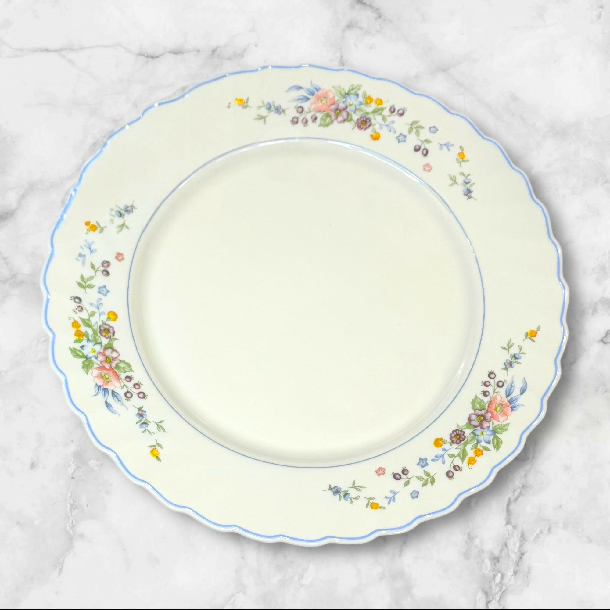 Arcopal Victoria Floral Dinner Plates | Set of 5 | Excellent