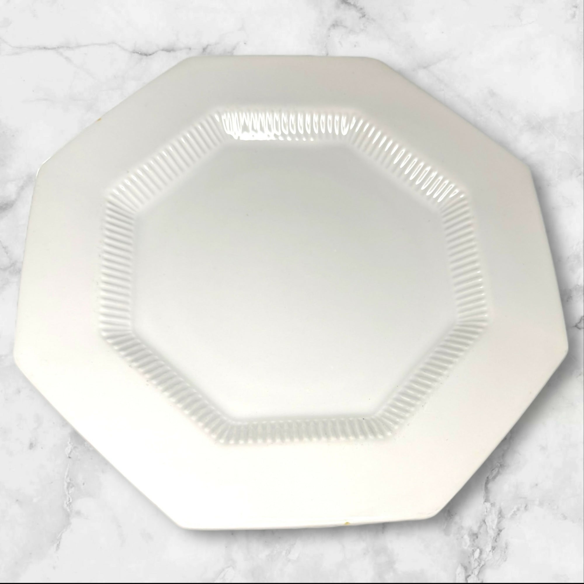 Independence White Ironstone Dinner Plates Japan | Set of 6 | Good Condition