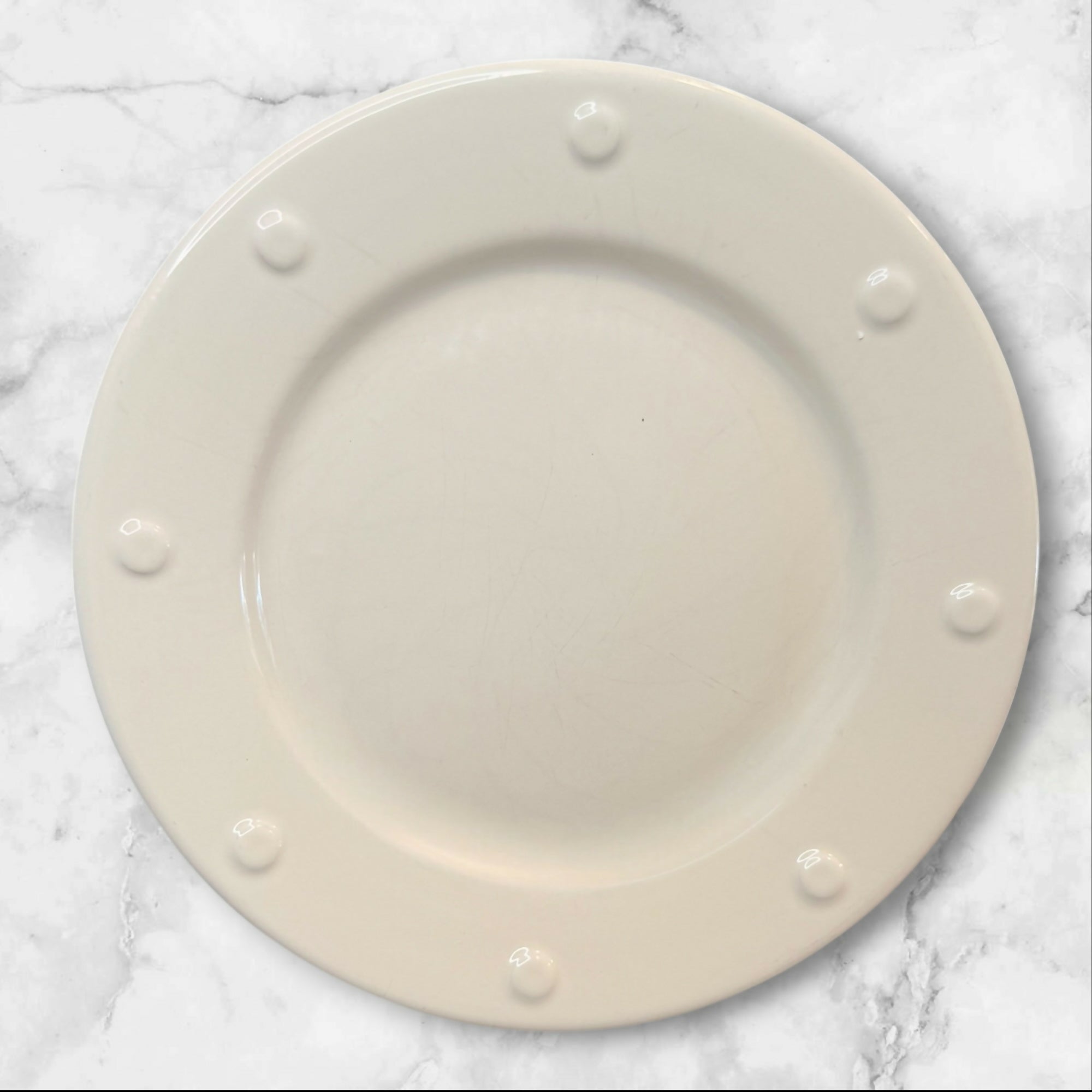 Pottery Barn Dana Dinner & Salad Plates Set of 8 Portugal Gently Used