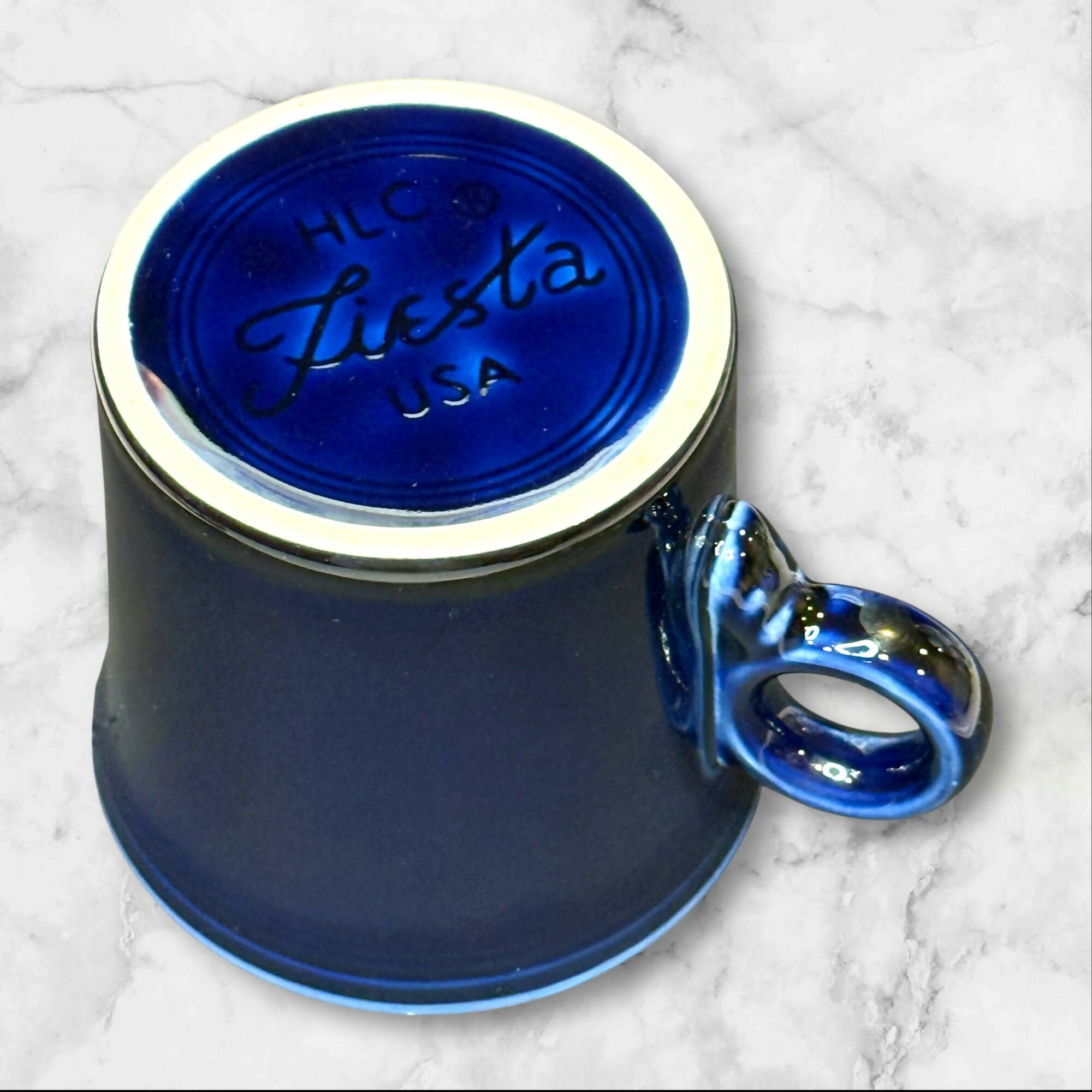 Homer Laughlin Fiesta Cobalt Blue Mug | Single Replacement | Excellent Condition