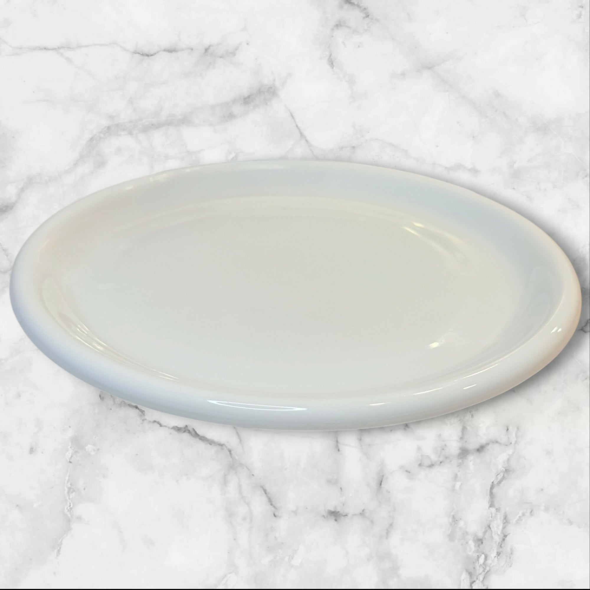 IKEA Rondo White Dinner Plates Set of 4 Vintage Made in Portugal