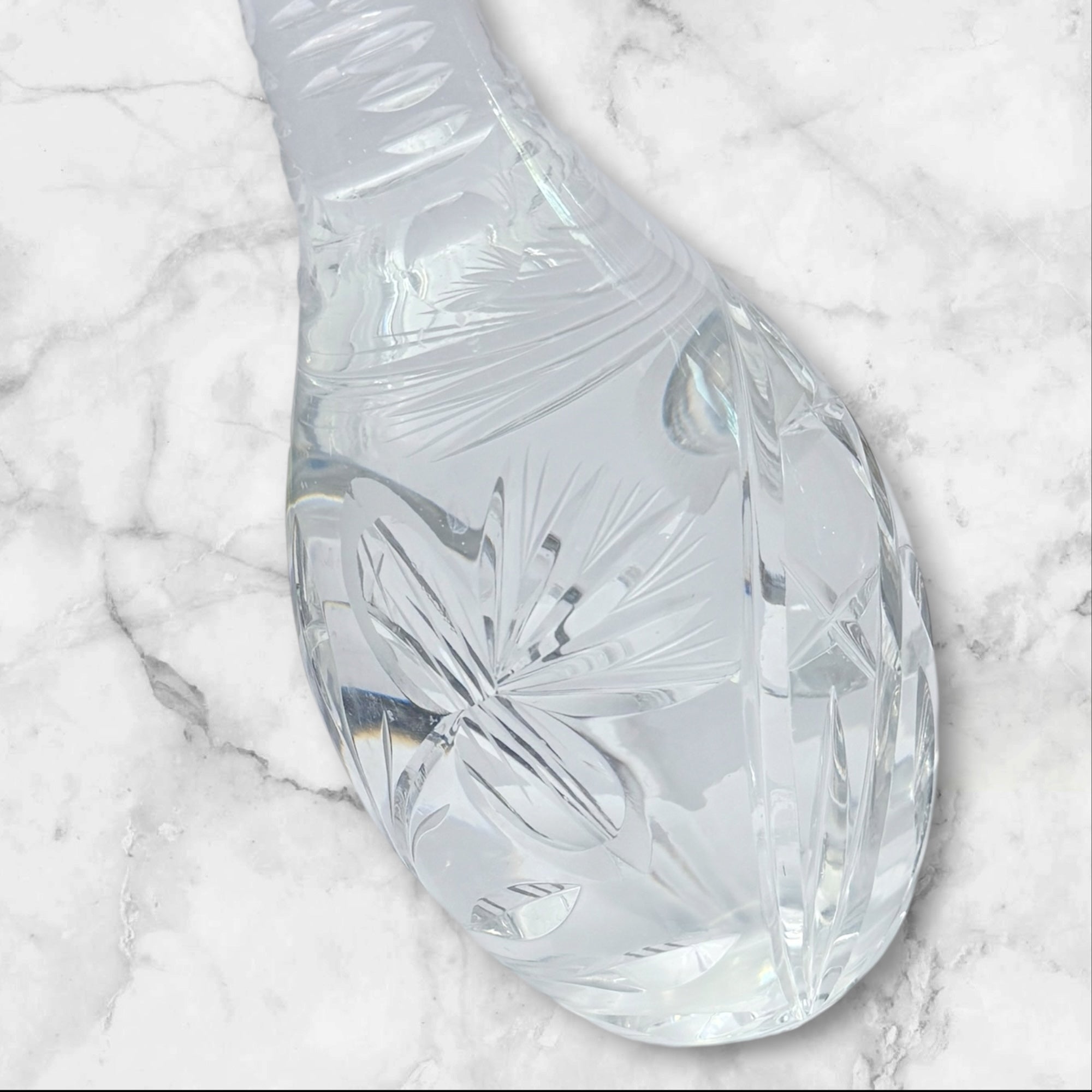 Vintage Cut Crystal Decanter w/ Stopper | Elegant Barware | Great Condition