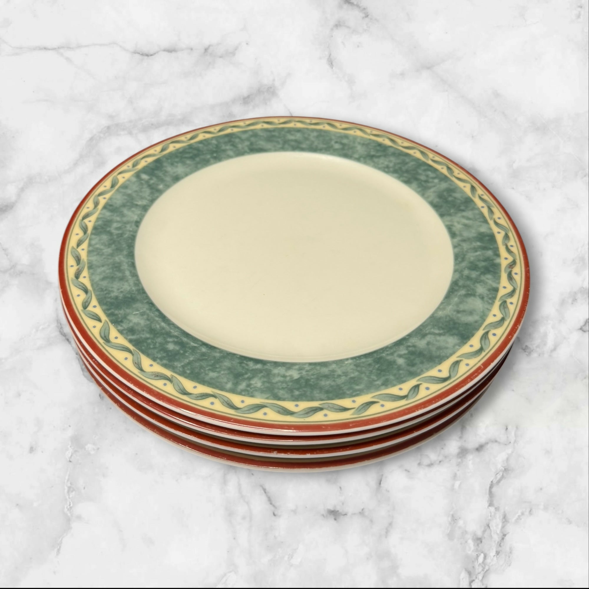 PTS Intl Provence Dinner Plates | Set of 4 | Excellent Condition