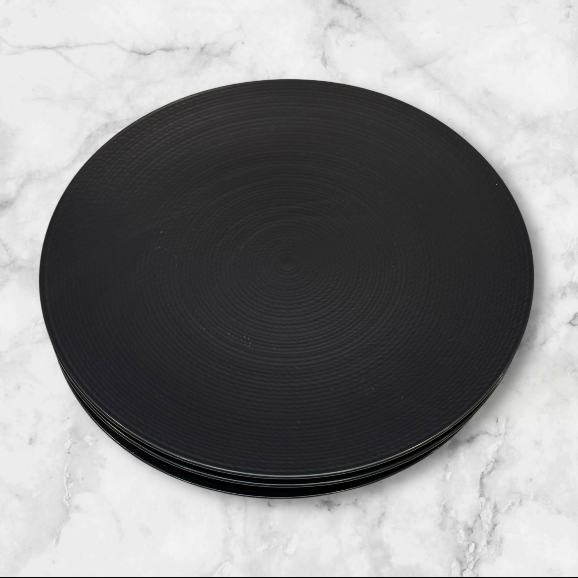 Lenox LX Collective Black Dinner Plates | Set of 4 | New in Box | 10 7/8”