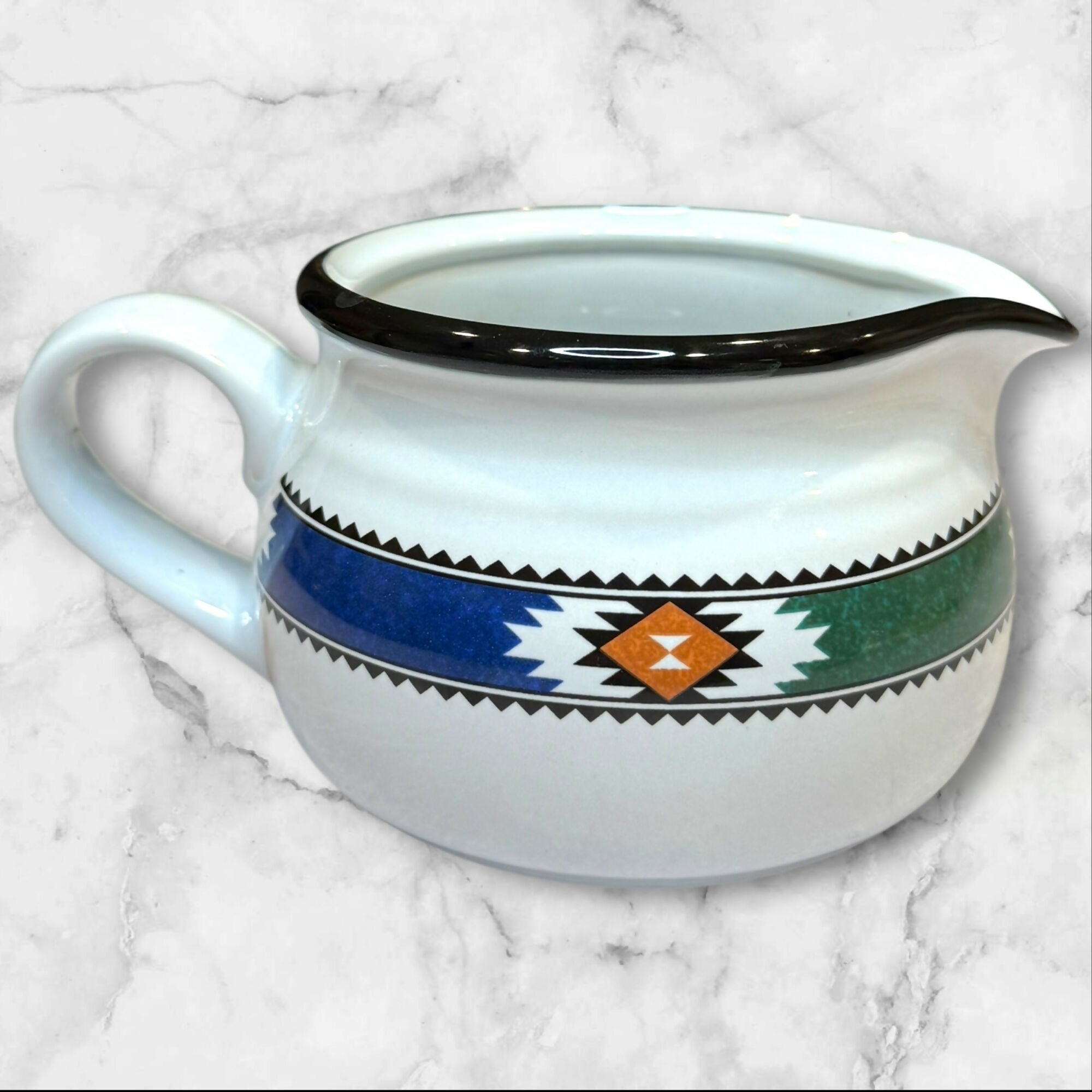 Noritake Kachina Gravy Boat | Southwest Pattern | Excellent Condition