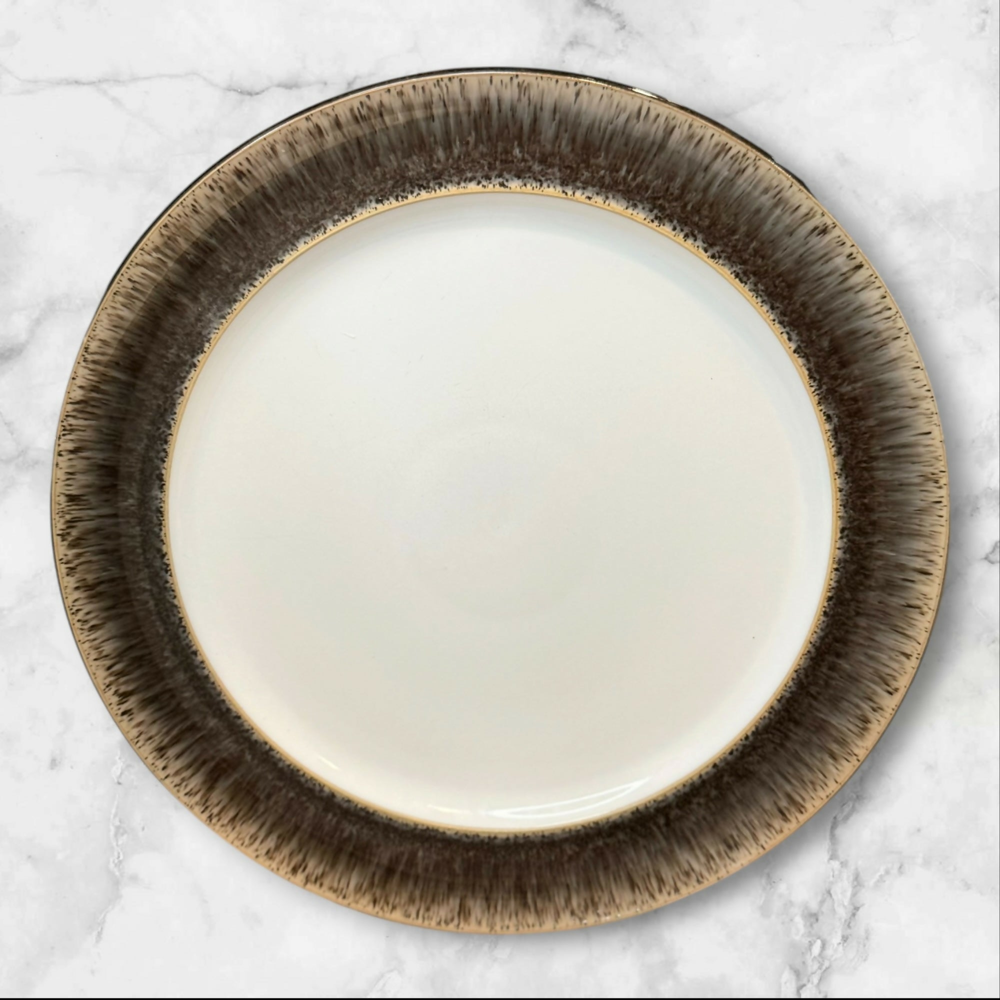 Denby Langley Praline Dinner Plates | Set of 4 | Excellent Condition