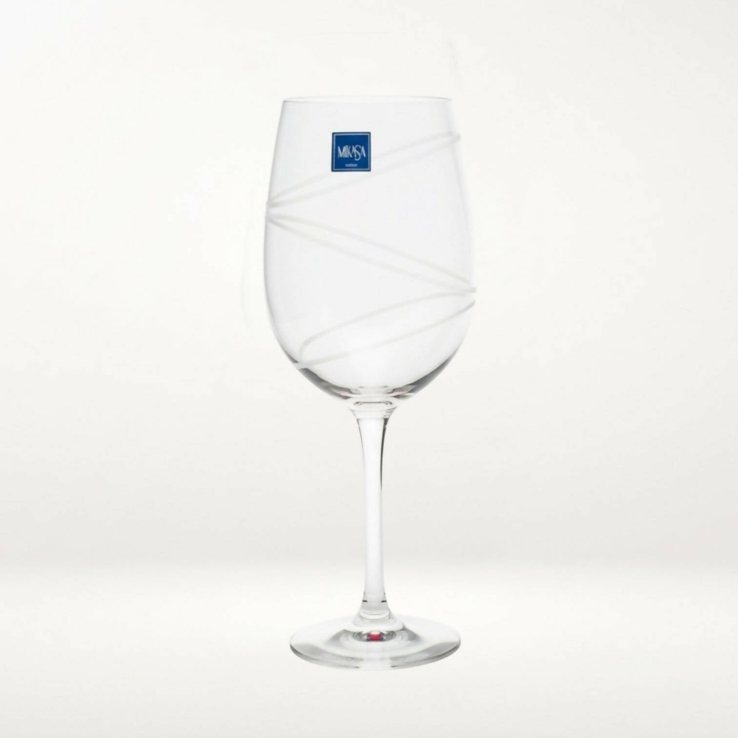 Mikasa Spiral Swirl Clear Wine Glasses | Set of 2 | Excellent Condition