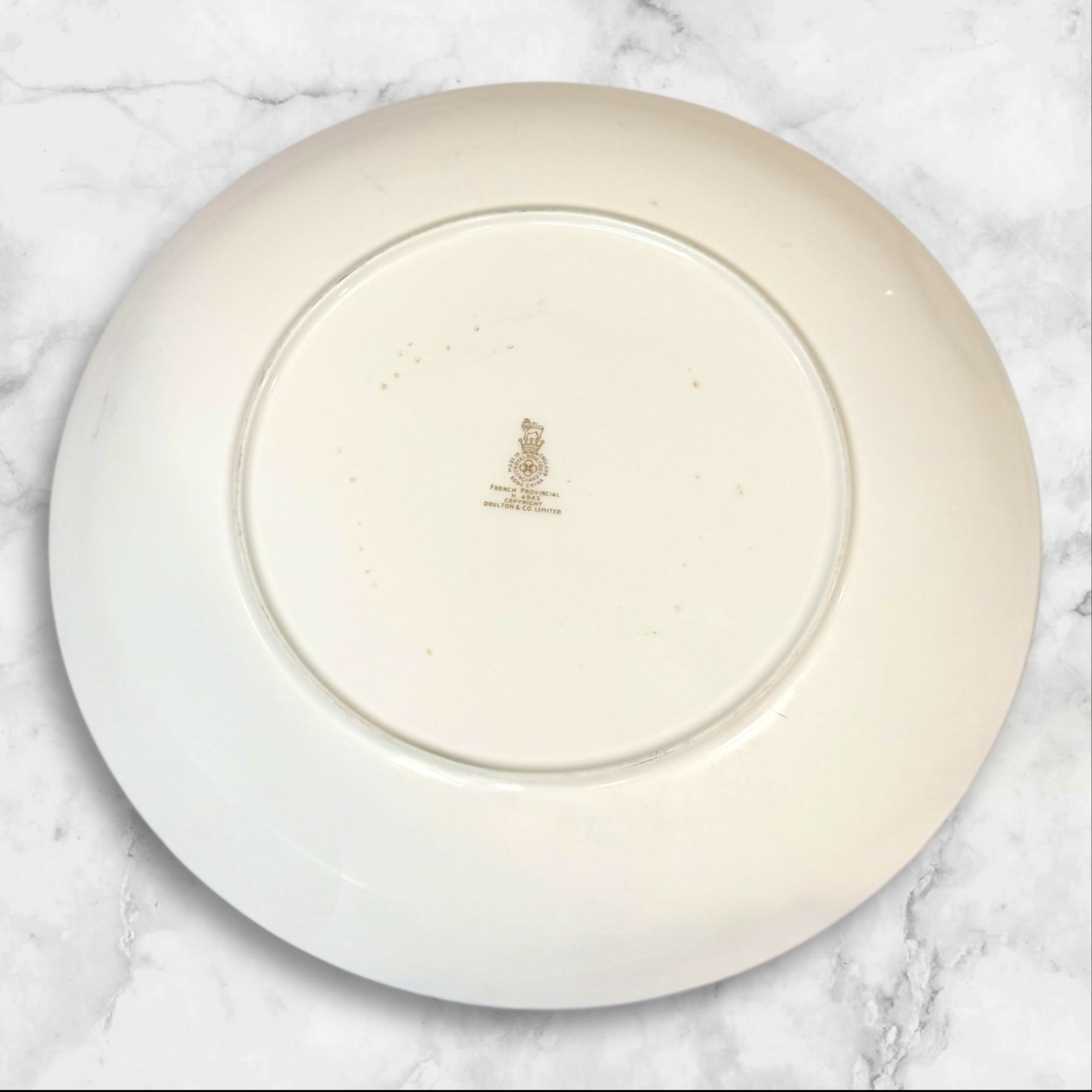 Royal Doulton French Provincial Dinner Plates | Set of 4 | Classic White