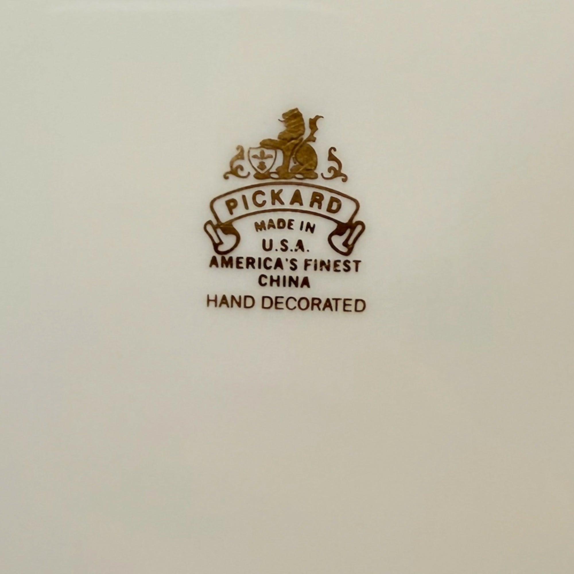 Pickard 832nd Air Division Military Dinner Plates | Set of 4 | Excellent