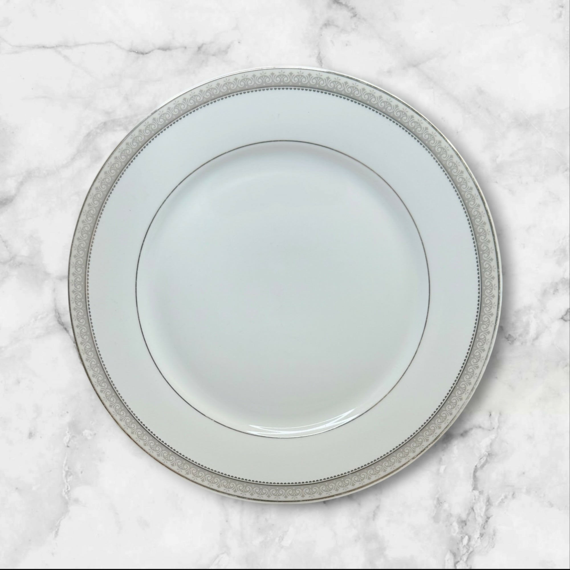 Mikasa Platinum Crown Dinner Plates | Set of 4 | Great Condition