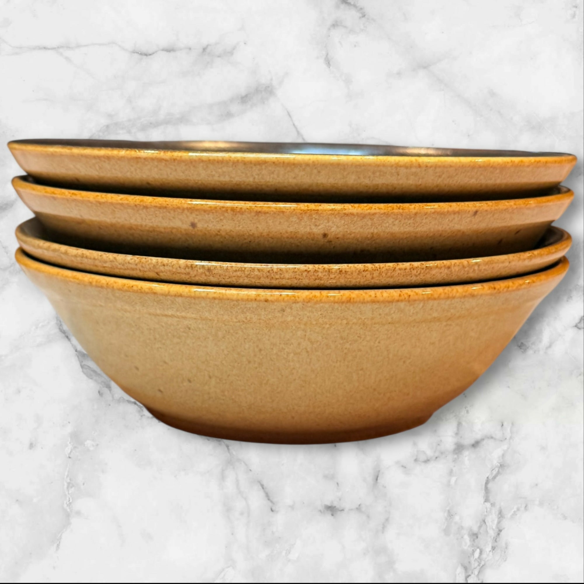 Mikasa Cummerbund by Ben Seibel Coupe Cereal Bowls | Set of 4 | Excellent Condition
