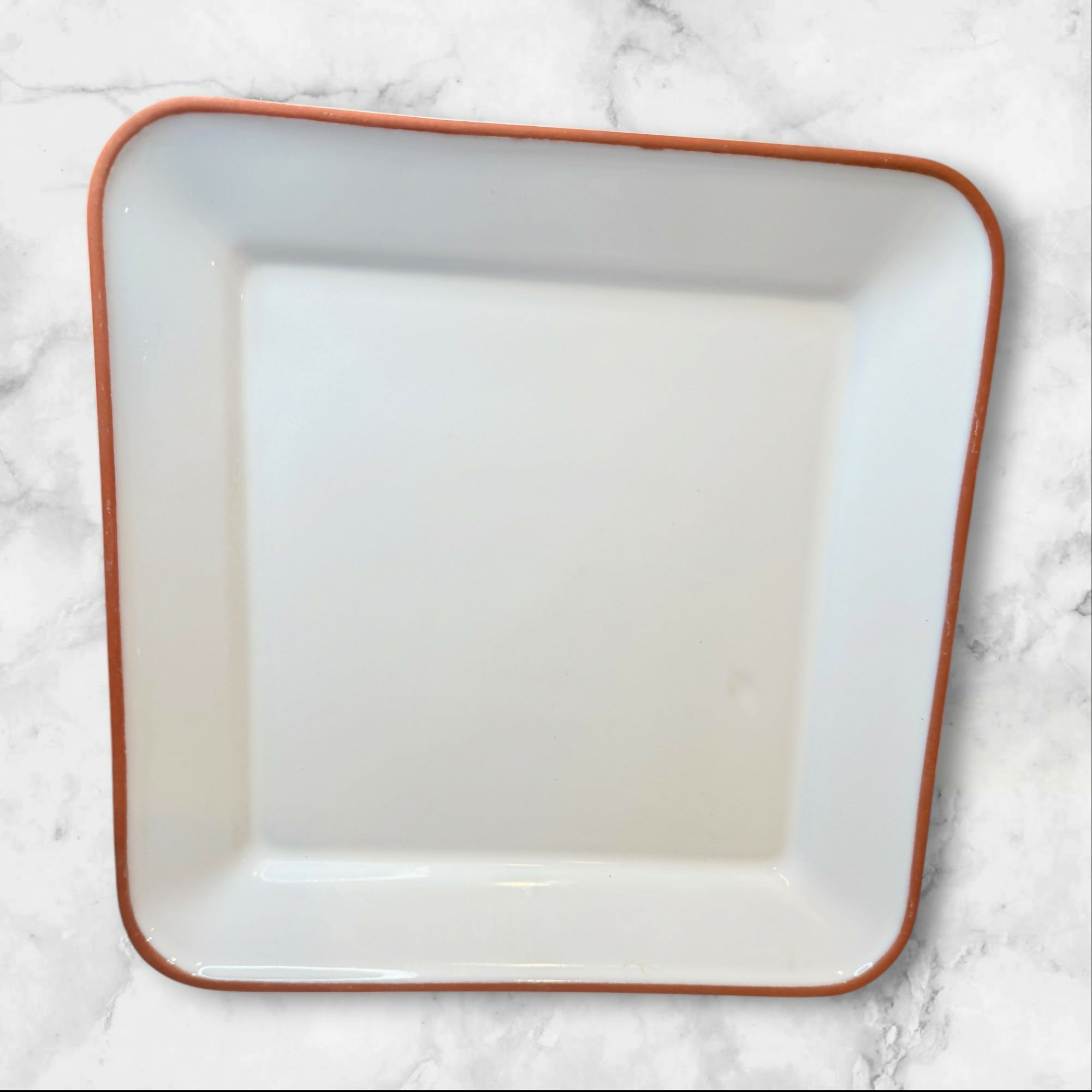 Euro Ceramica Portugal Serving Platter Terra Cotta Rim | Excellent Condition