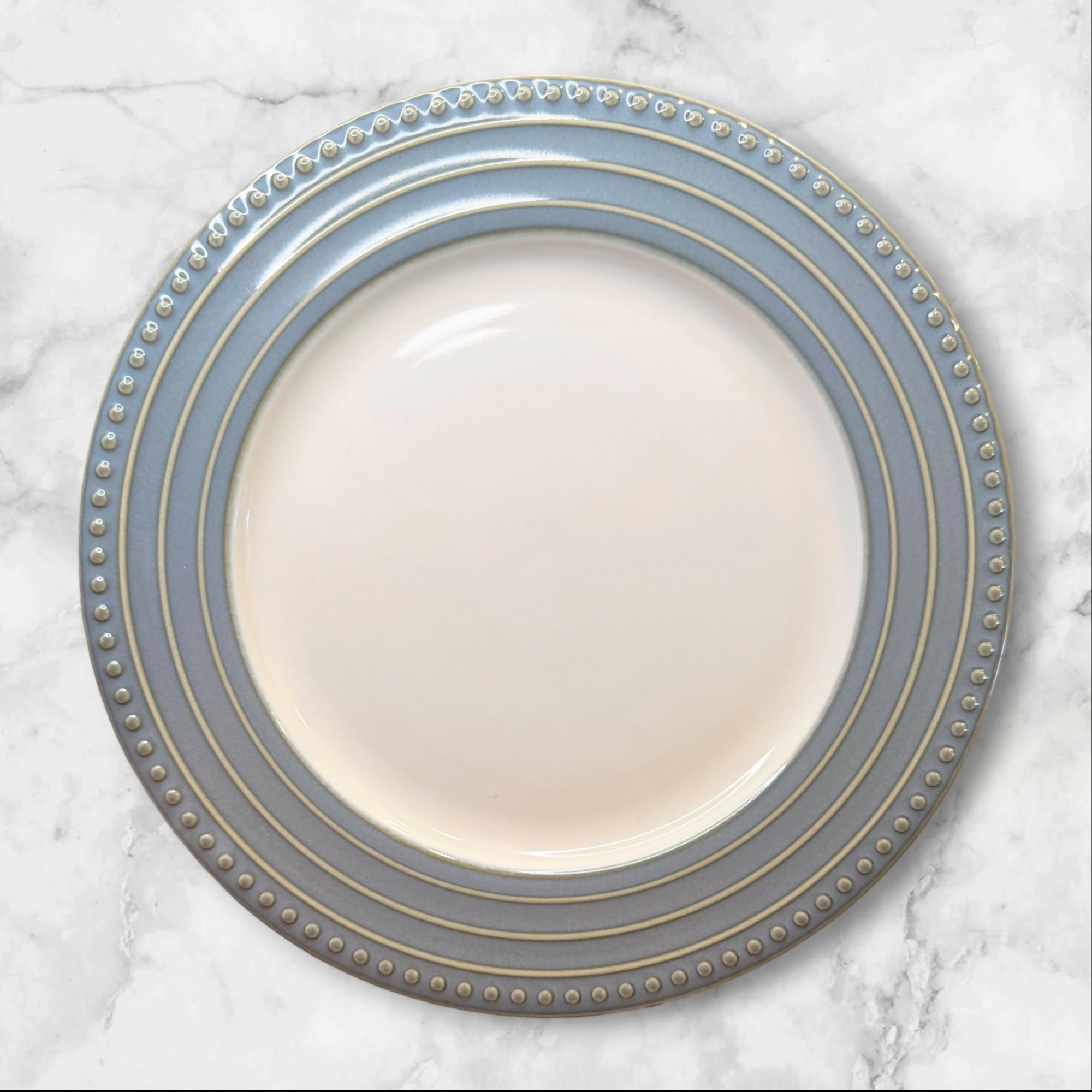 Dansk Reactic Slate Blue Dinner Plates | Set of 3 | Excellent Condition