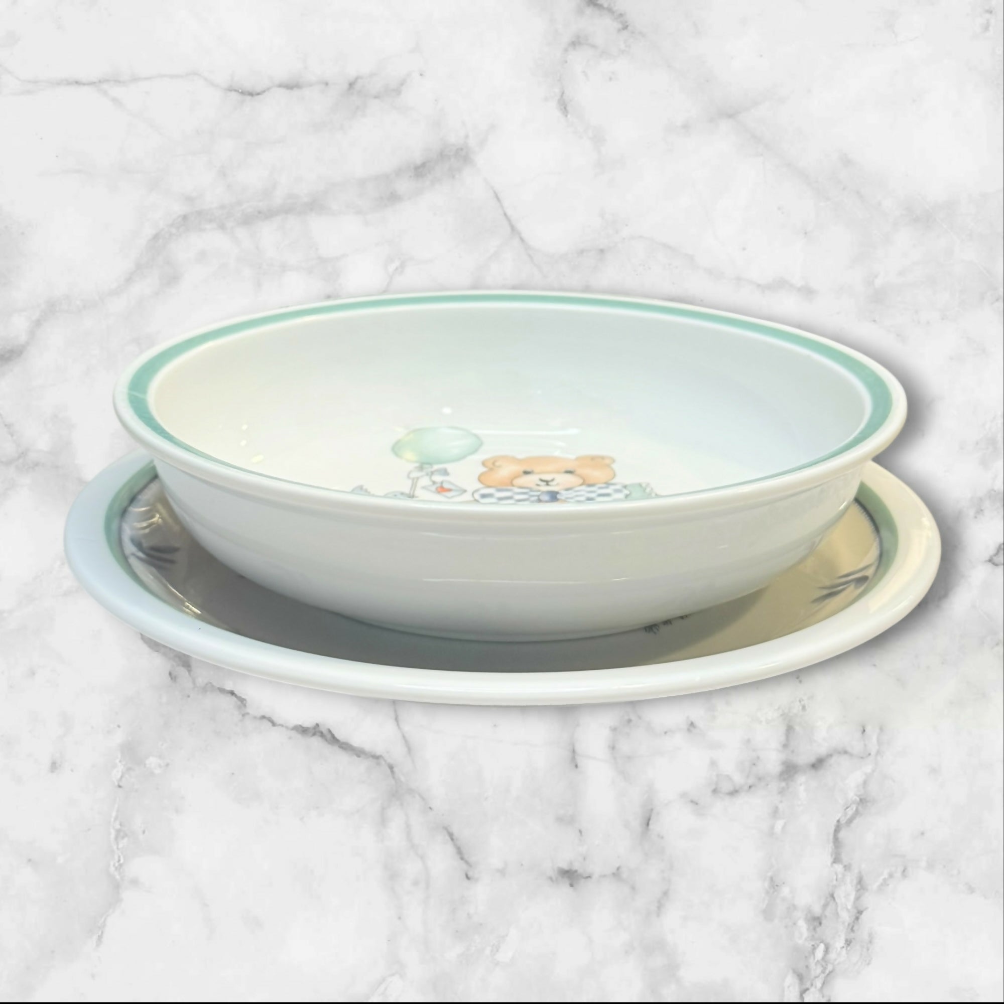 Villeroy & Boch Kiddie Set Switch Bowl & Plate | Set of 2 | Excellent Condition