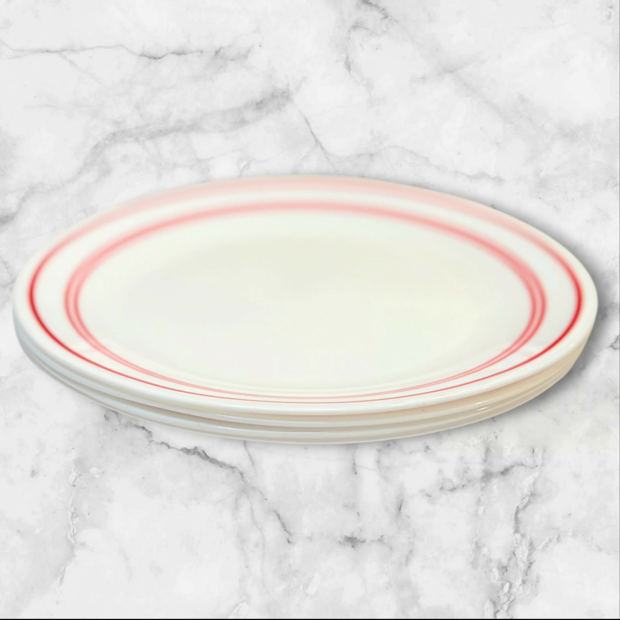 Corelle Classic Cafe Red Dinner Plates | Set of 4 | Excellent Condition
