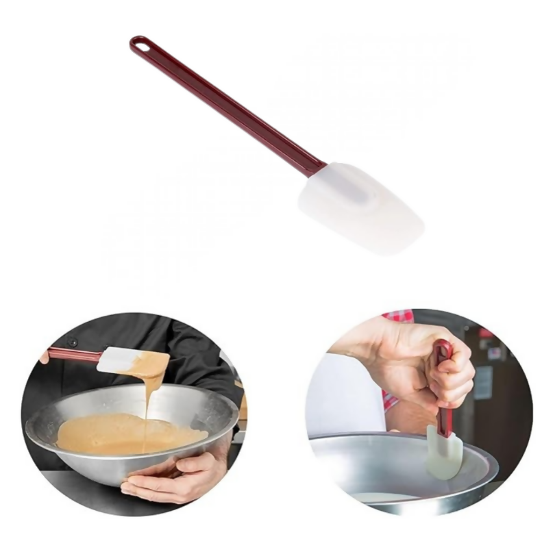 Anygleam Silicone Spatula Red White Cake Baking Heat Resistant Impression Pastry Tools