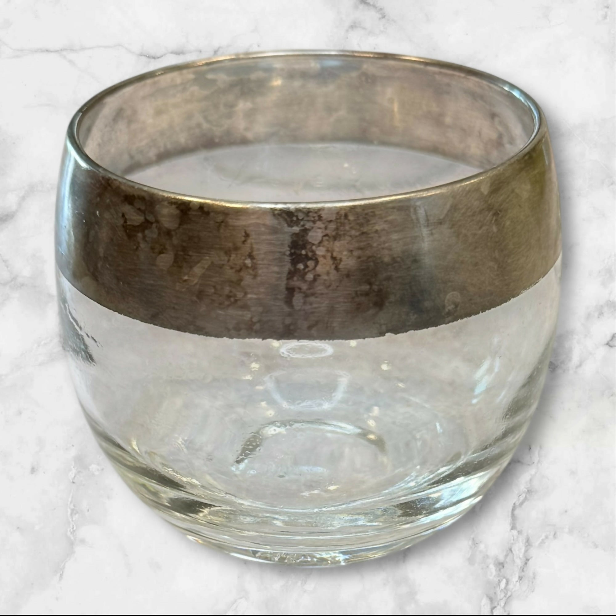 Dorothy Thorpe Silver Band Roly Poly Glasses | Set of 4 | Good Condition