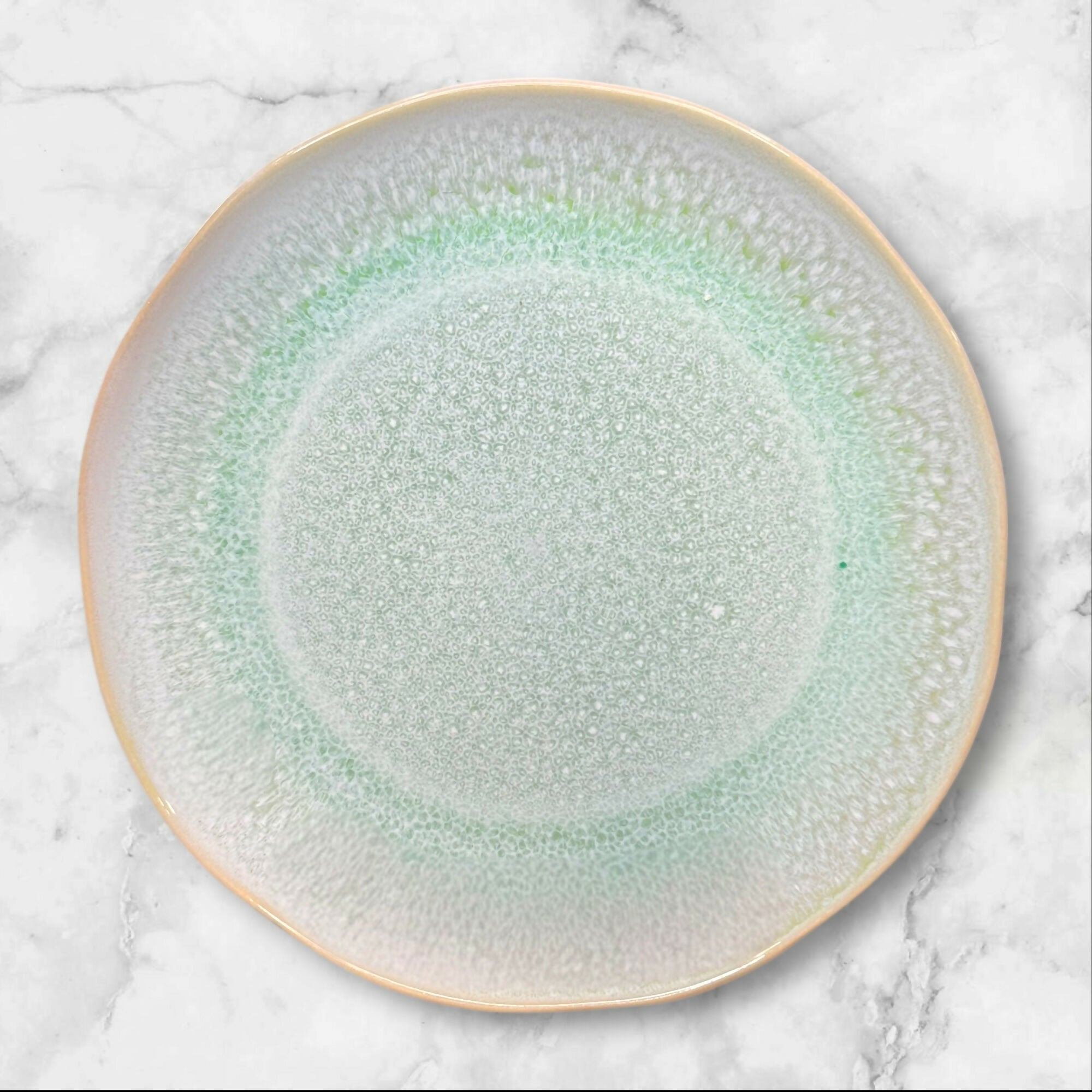 Rosenthal Junto Jungle Green Stoneware Salad Plates | Set of 4 | Excellent Condition