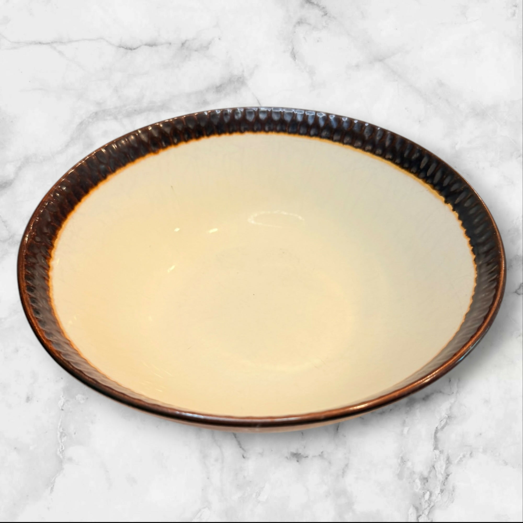 Crate & Barrel Scavo Soup Cereal Bowls | Set of 3 | Gently Used