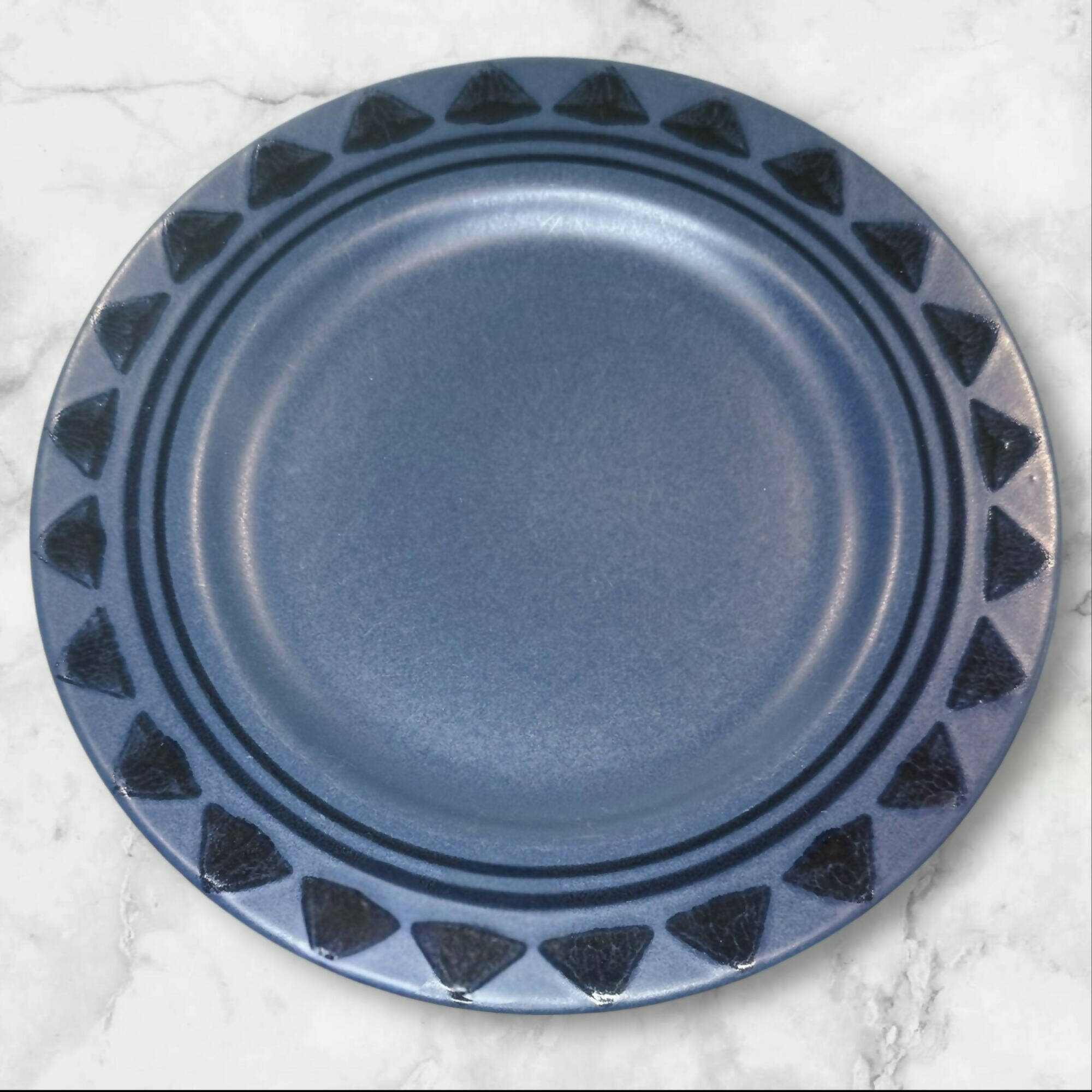 Pfaltzgraff Morning Light Dinner Plates Blue Stoneware | Set of 4 | Excellent