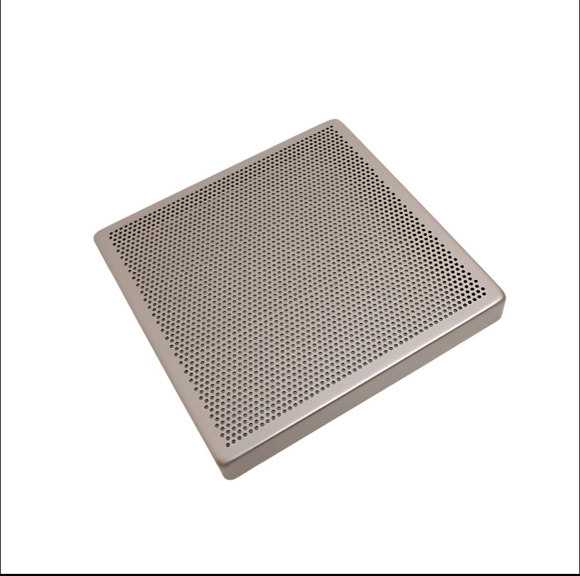 ANYGLEAM Baking Tray Silver Square Non Stick Oven Toaster Pastry Sheet Pan With Hole