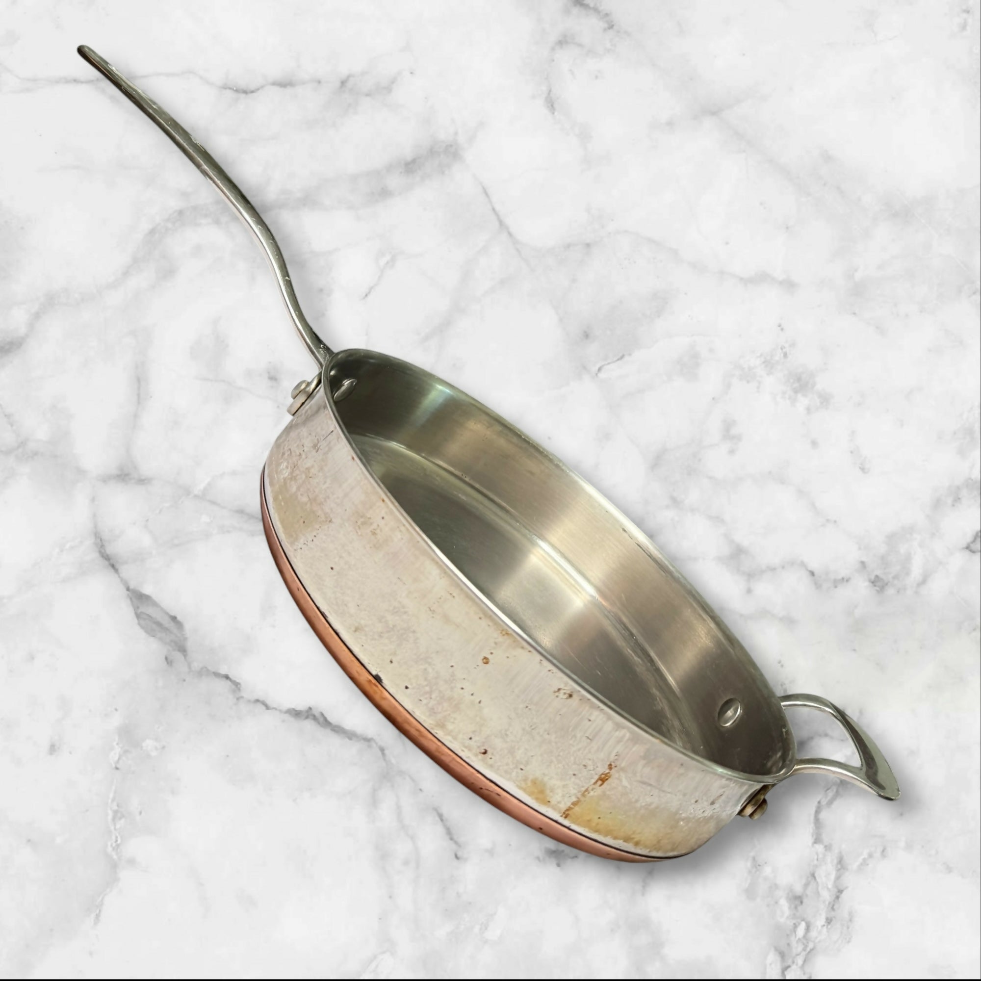 Revere Copper Clad Stainless Steel Sauté Pan | 12 Inch | Good Used Condition