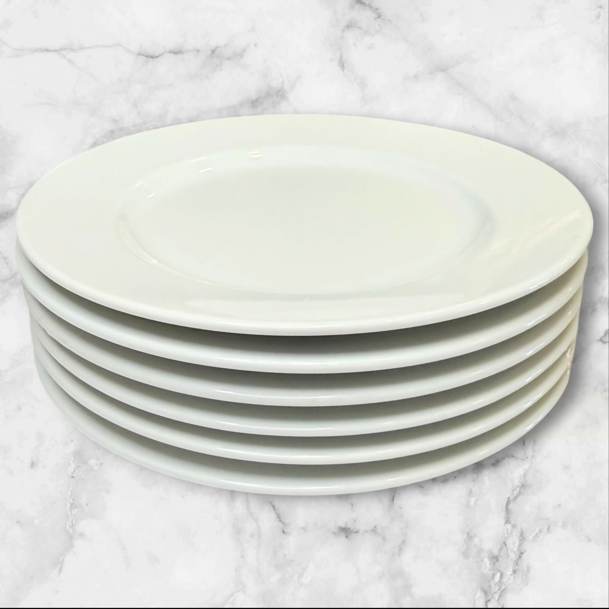 Eddie Bauer Home White Salad Plates | Set of 6 | Great Condition