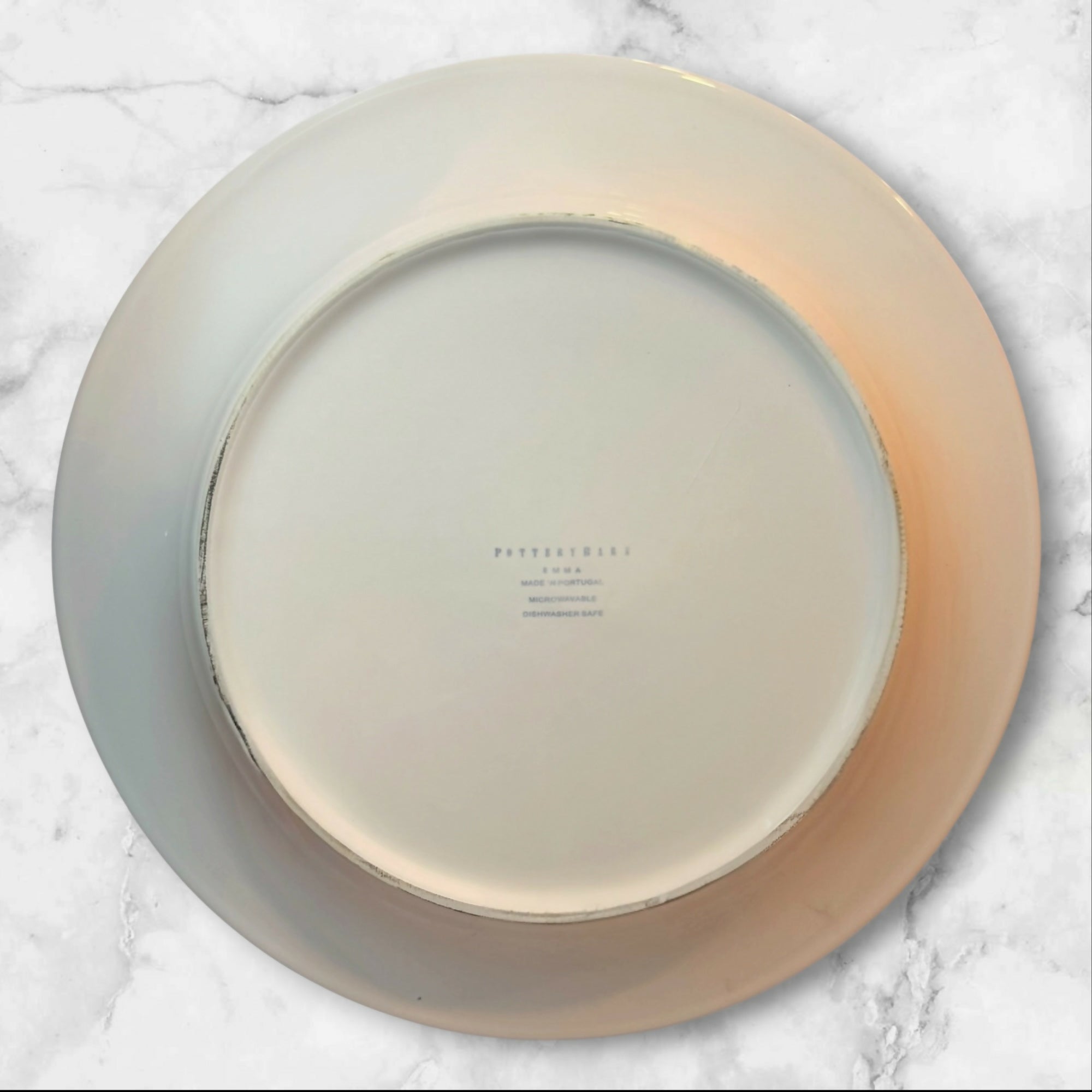 Pottery Barn Emma Taupe Dinner Plates | Set of 4 | Excellent Condition