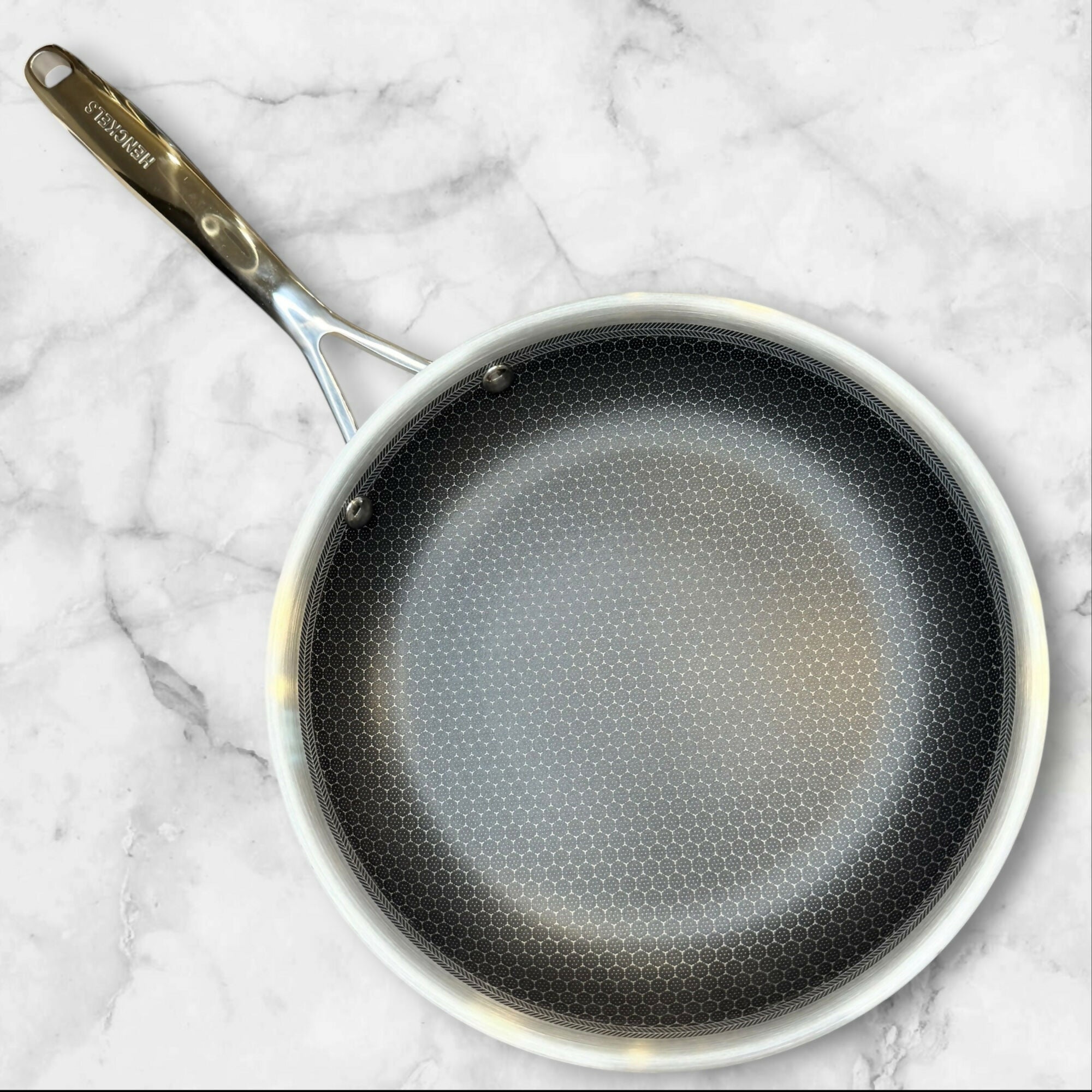 Henckels Paradigm Ceramic 10” Fry Pan | New Without Box | Stainless Steel