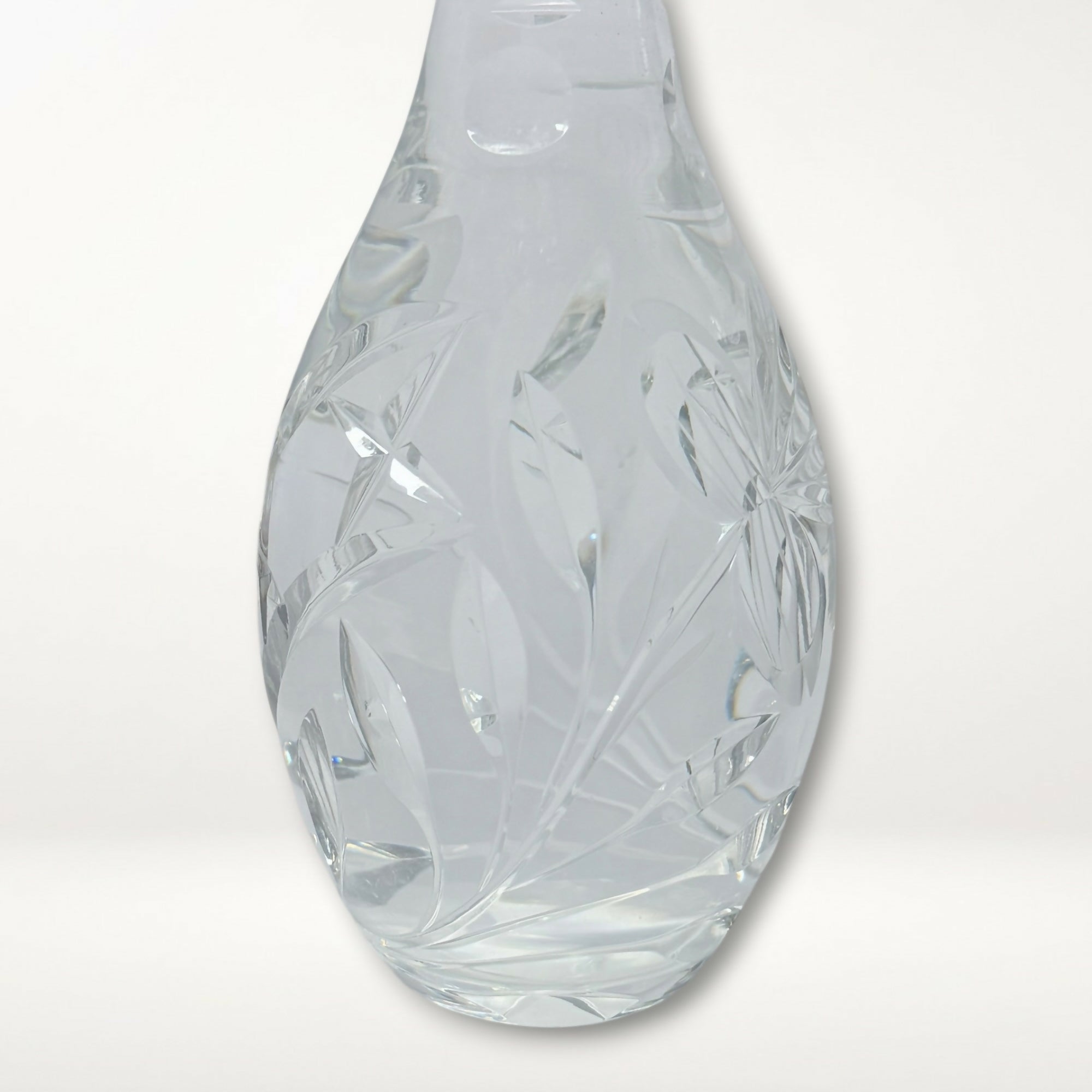 Vintage Cut Crystal Decanter w/ Stopper | Elegant Barware | Great Condition