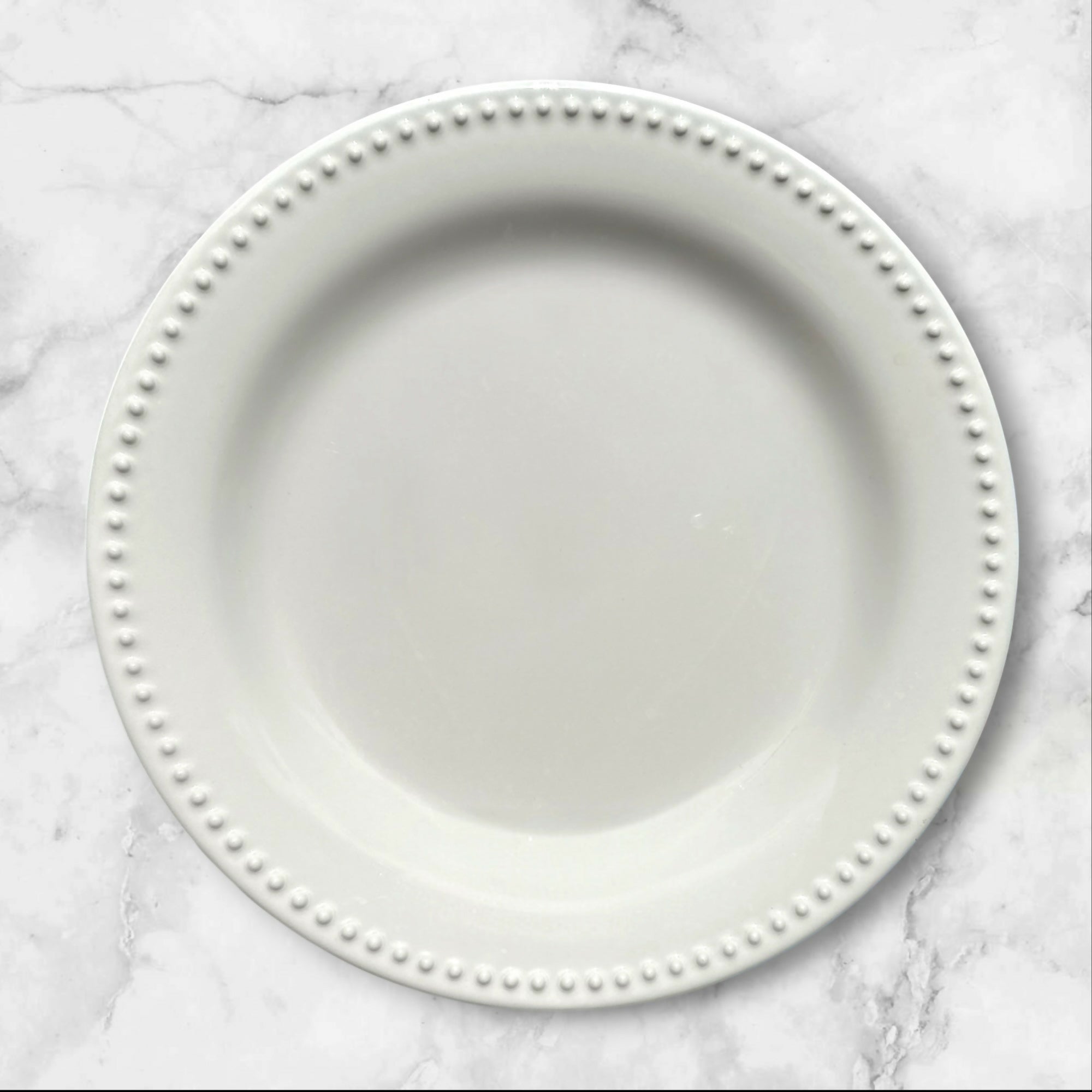 Pottery Barn Emma Taupe Stoneware Dinner Plates | Set of 4 | Gently Used