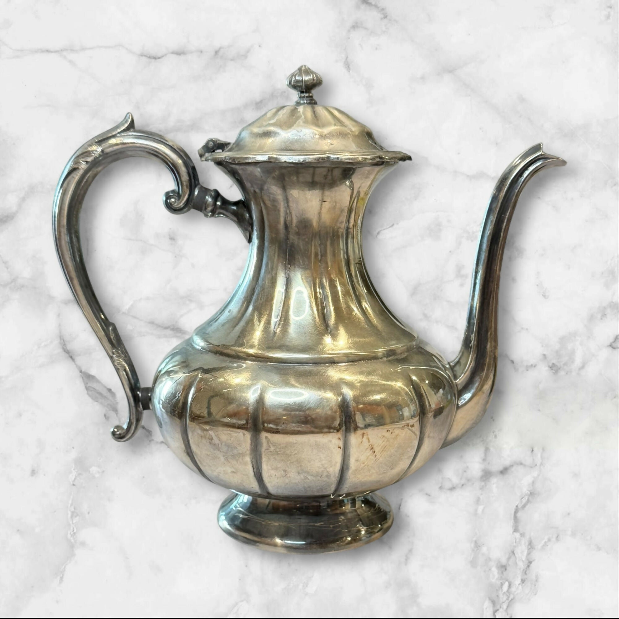 Primrose Plate Silver Plated Coffee Pot 357 | Vintage | Good Condition