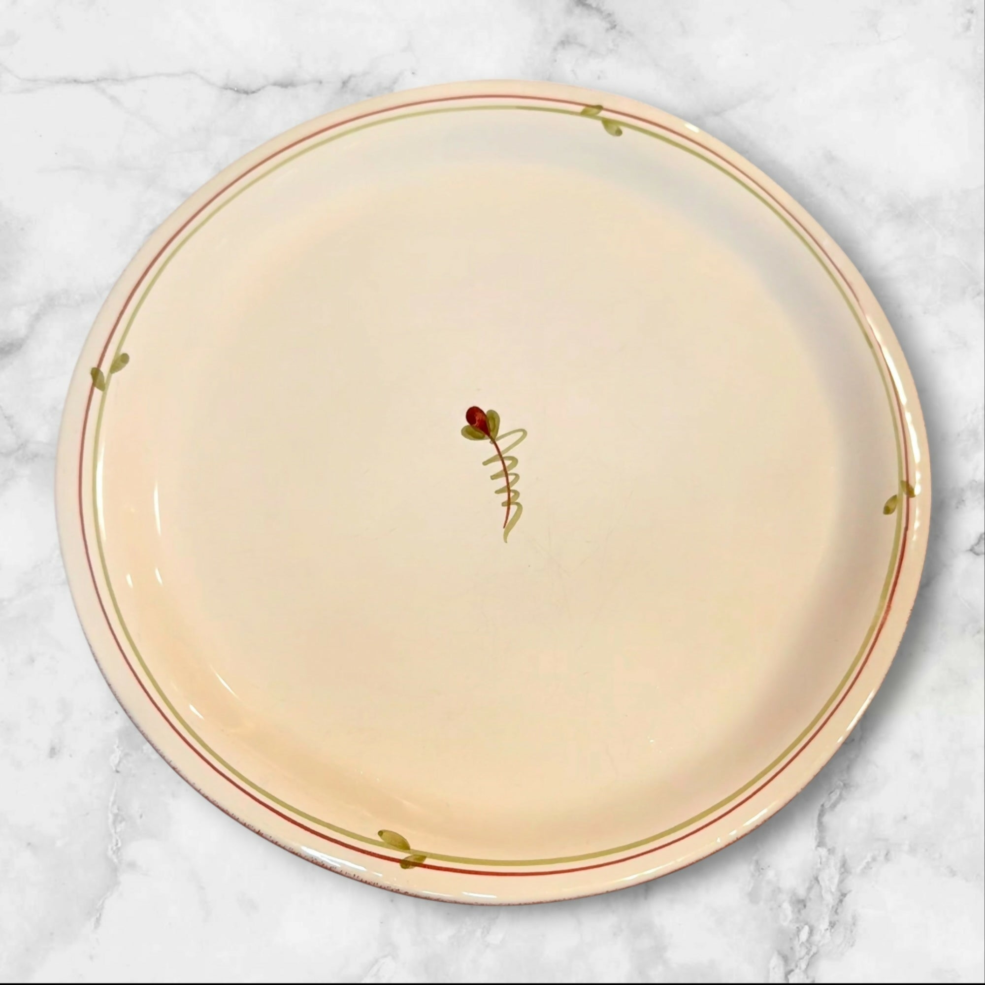 Vietri Fiori Di Bosco Dinner Plates | Set of 3 | Good Condition