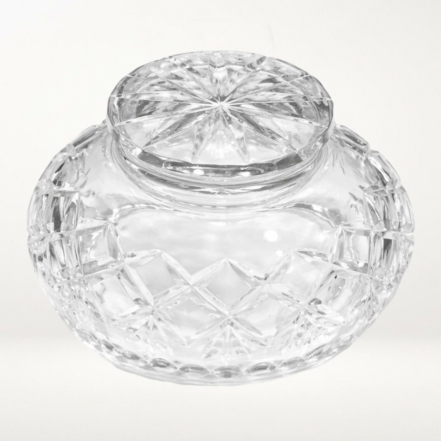 Ceska Tradition Crystal Footed Serving Bowl | 6” | Excellent Condition