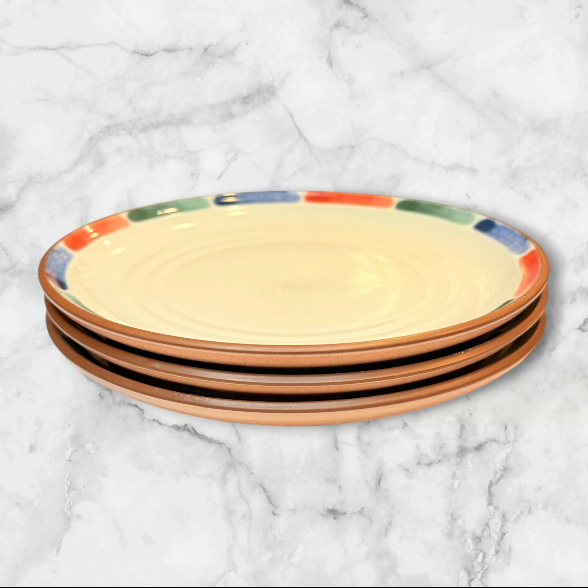 Noritake Warm Sands Salad Plates | Set of 3 | Excellent Condition