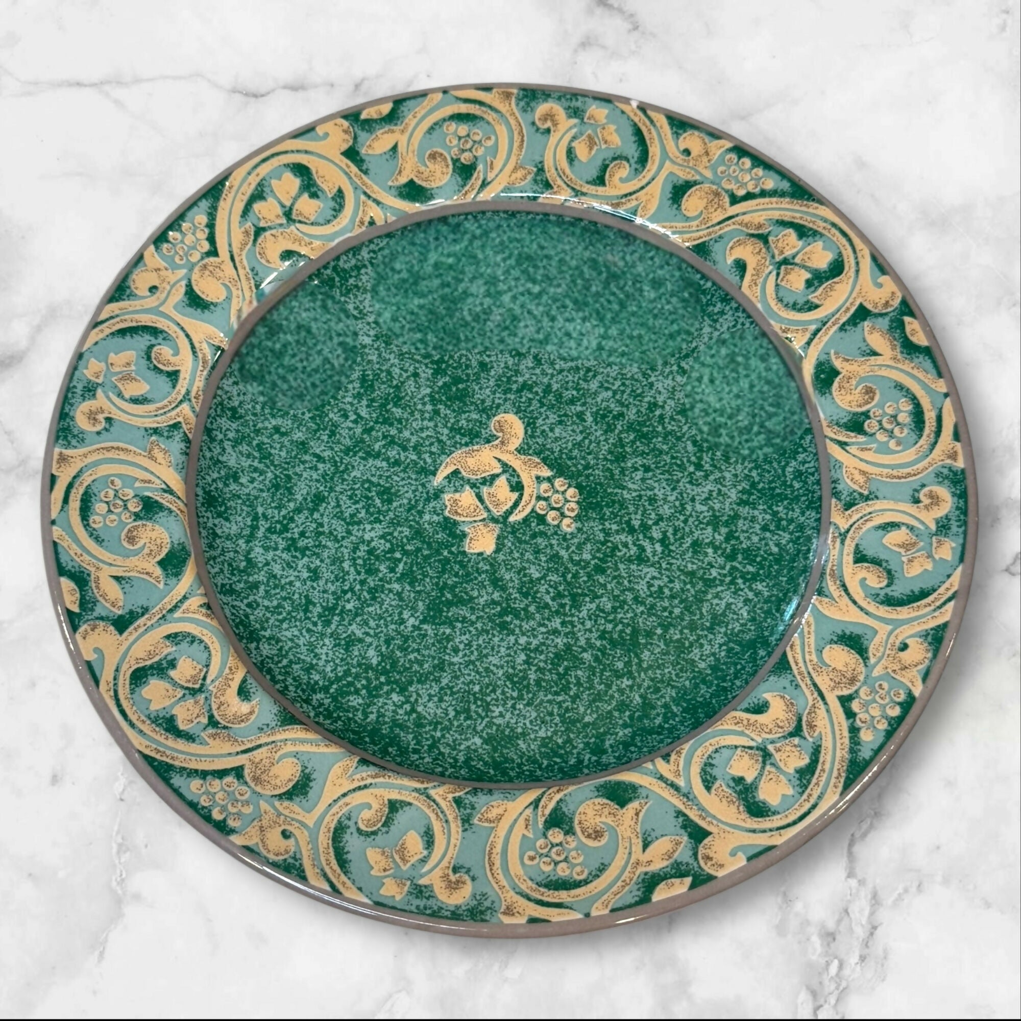 BHS Valencia Green Salad Plates | Set of 4 | Excellent Condition
