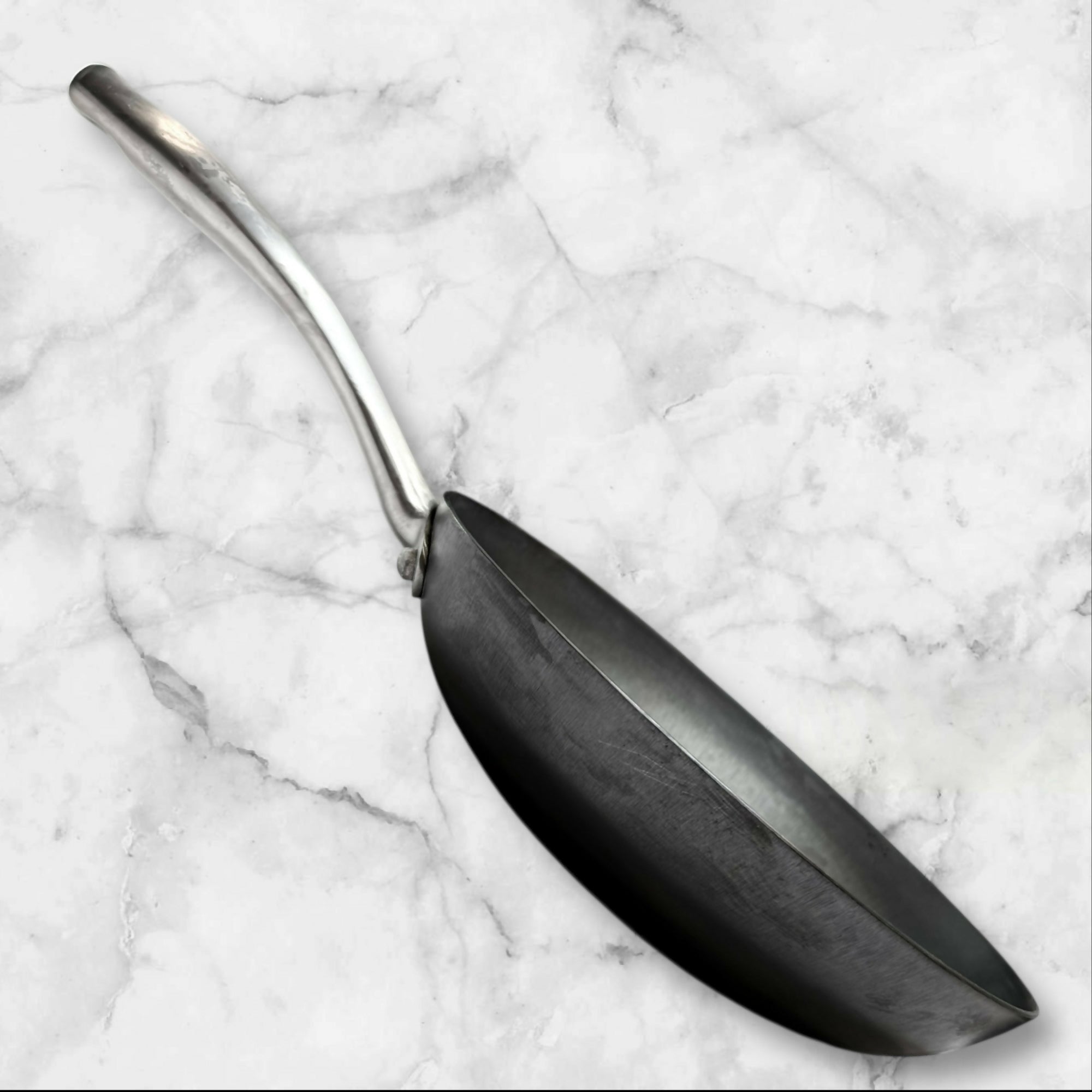 Brandani Hard Nitriding 10.3” Cast Iron Fry Pan | Good Condition | Steel Handle