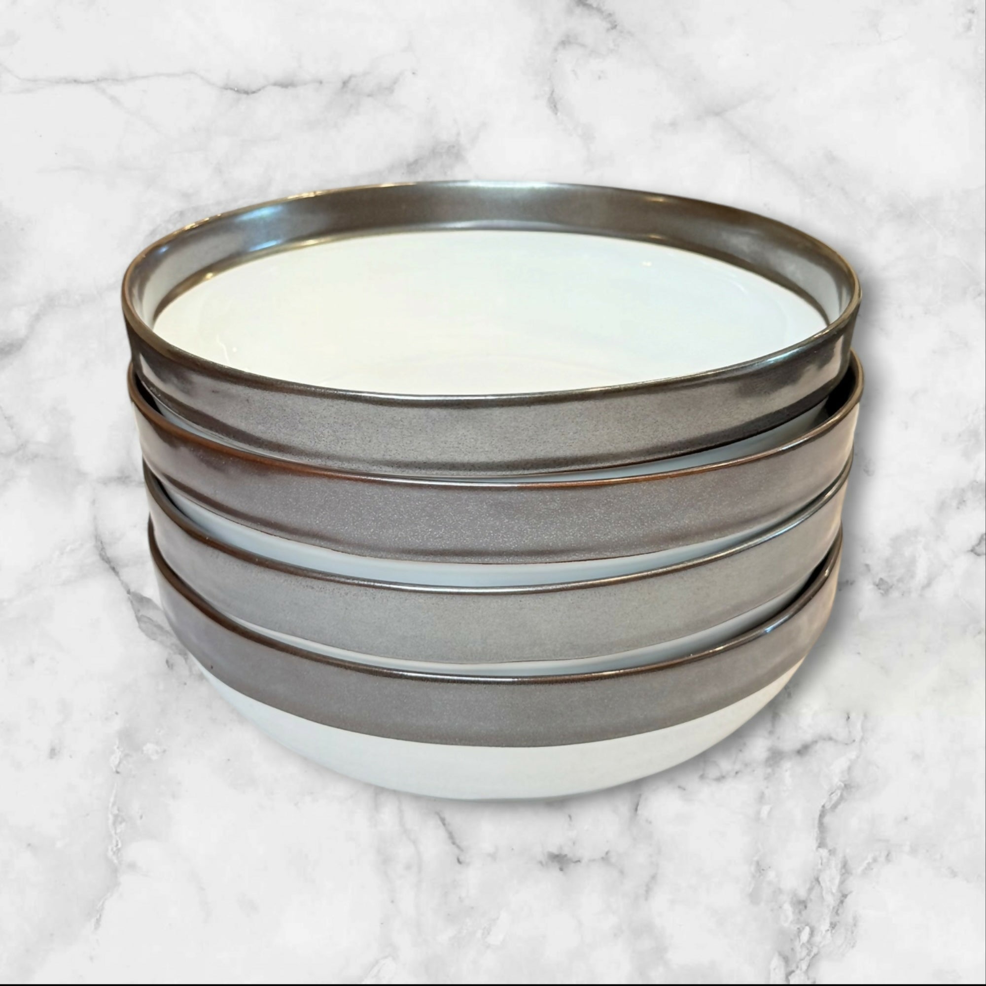 Juliska Emerson Soup Cereal Bowls Set of 4 Portugal New Without Box