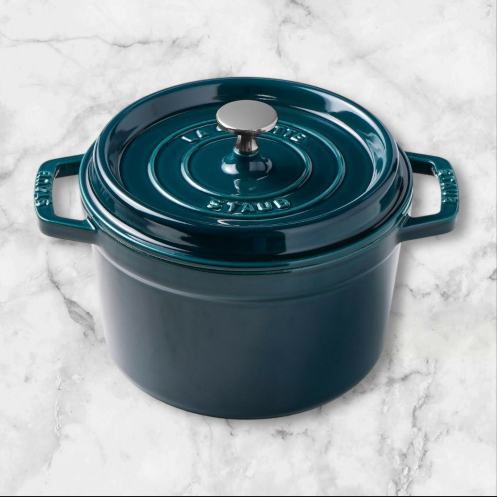 Staub La Mer 3 Qt Round Cocotte New in Box | Kitchen Switchen Resale