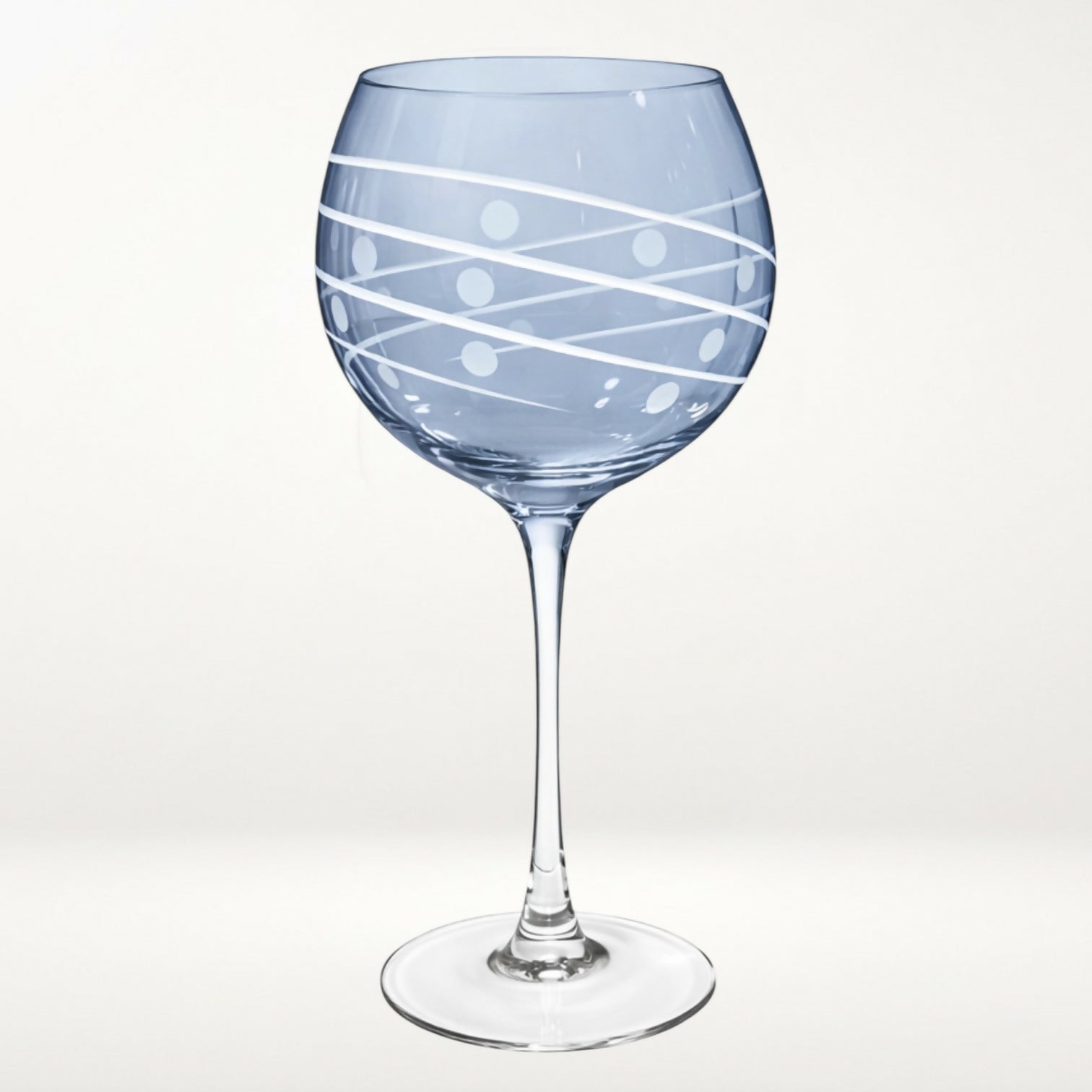Hand Blown Colored Crystal Wine Glasses | Set of 3 | Multicolor | Excellent Condition