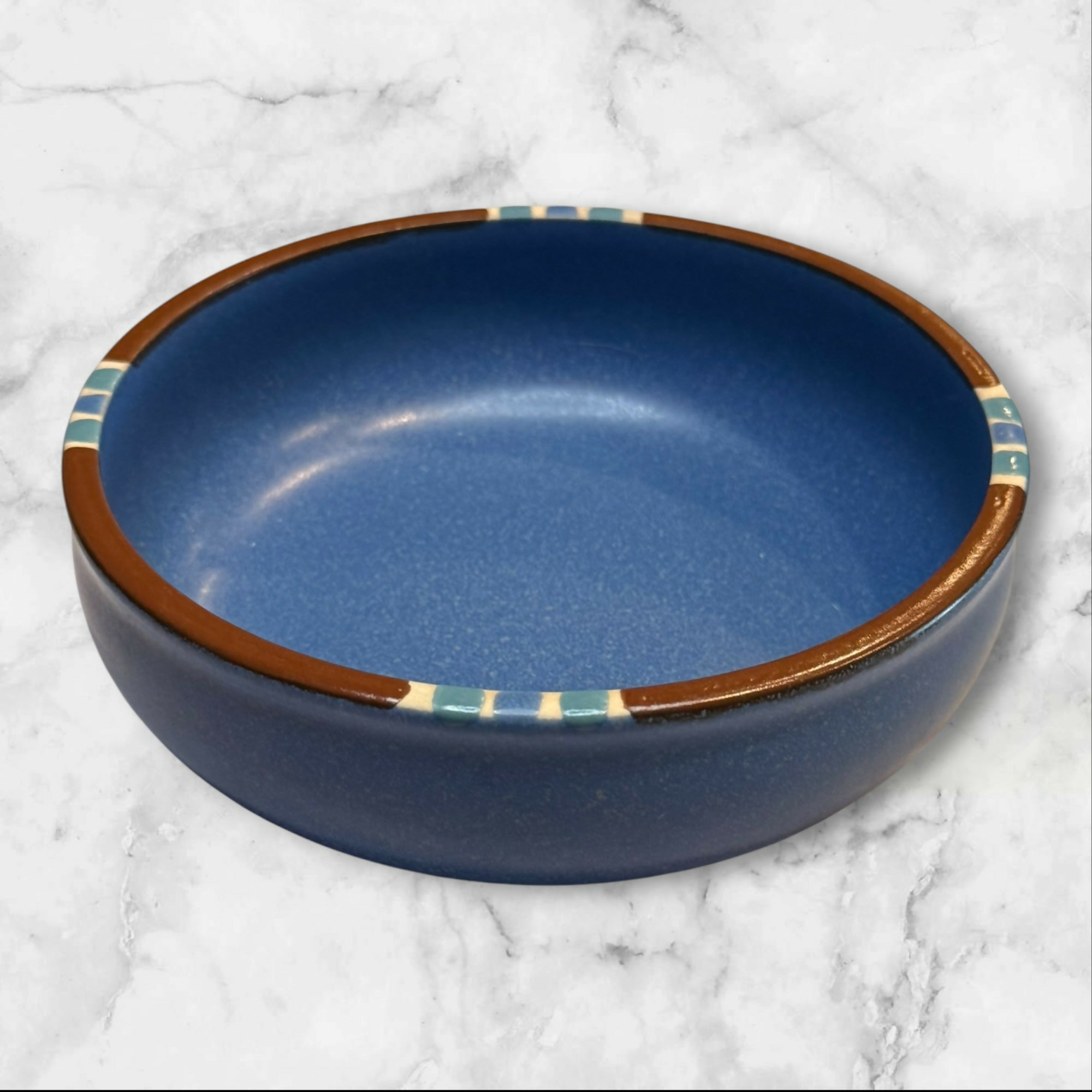 Dansk Mesa Sky Blue Dinner Plates & Coupe Soup Bowls | Set of 8 | Excellent Condition