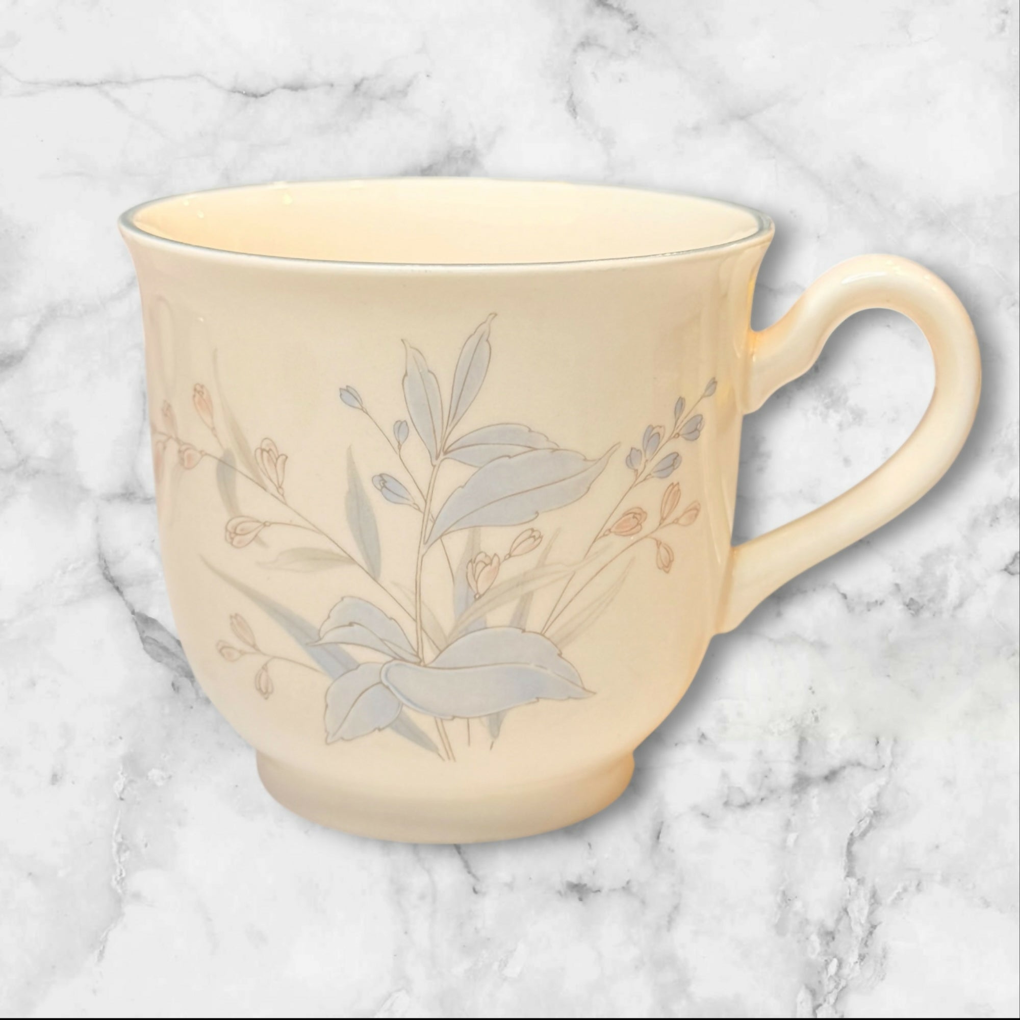 Noritake Kilkee Footed Cup Mug Set of 2 | Ireland | Excellent Condition
