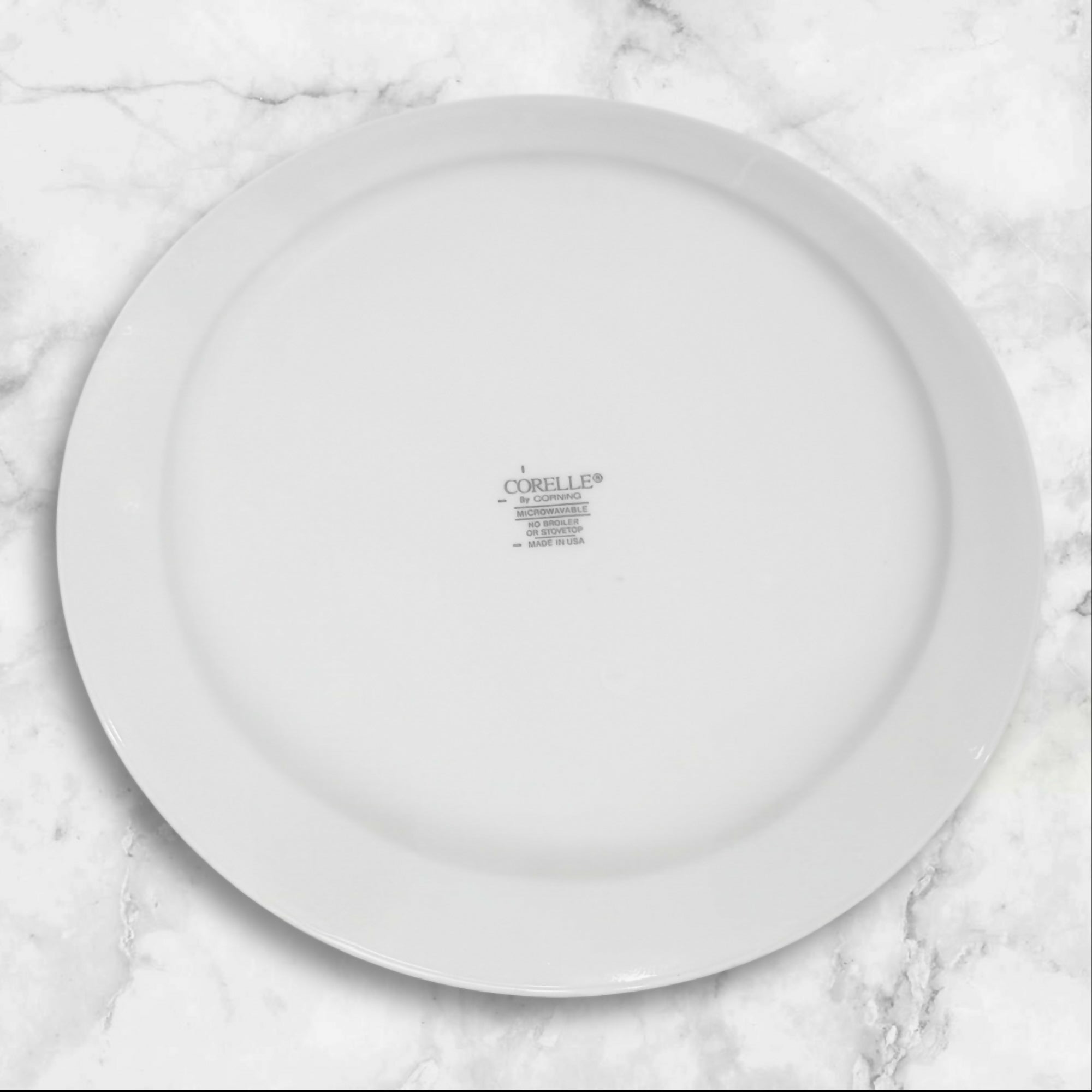 Corning Corelle White Narrow Rim Plates | Set of 7 | Gently Used