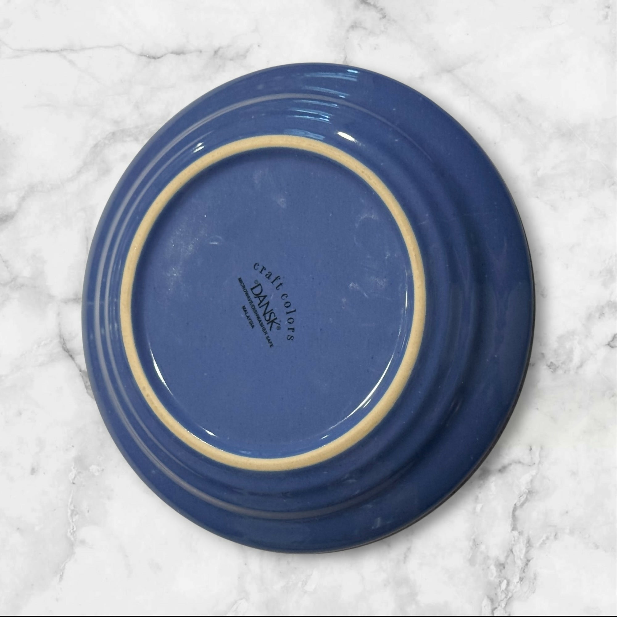 Dansk Cafe Colors Blue Dinner & Salad Plates | Set of 8 | Great Condition