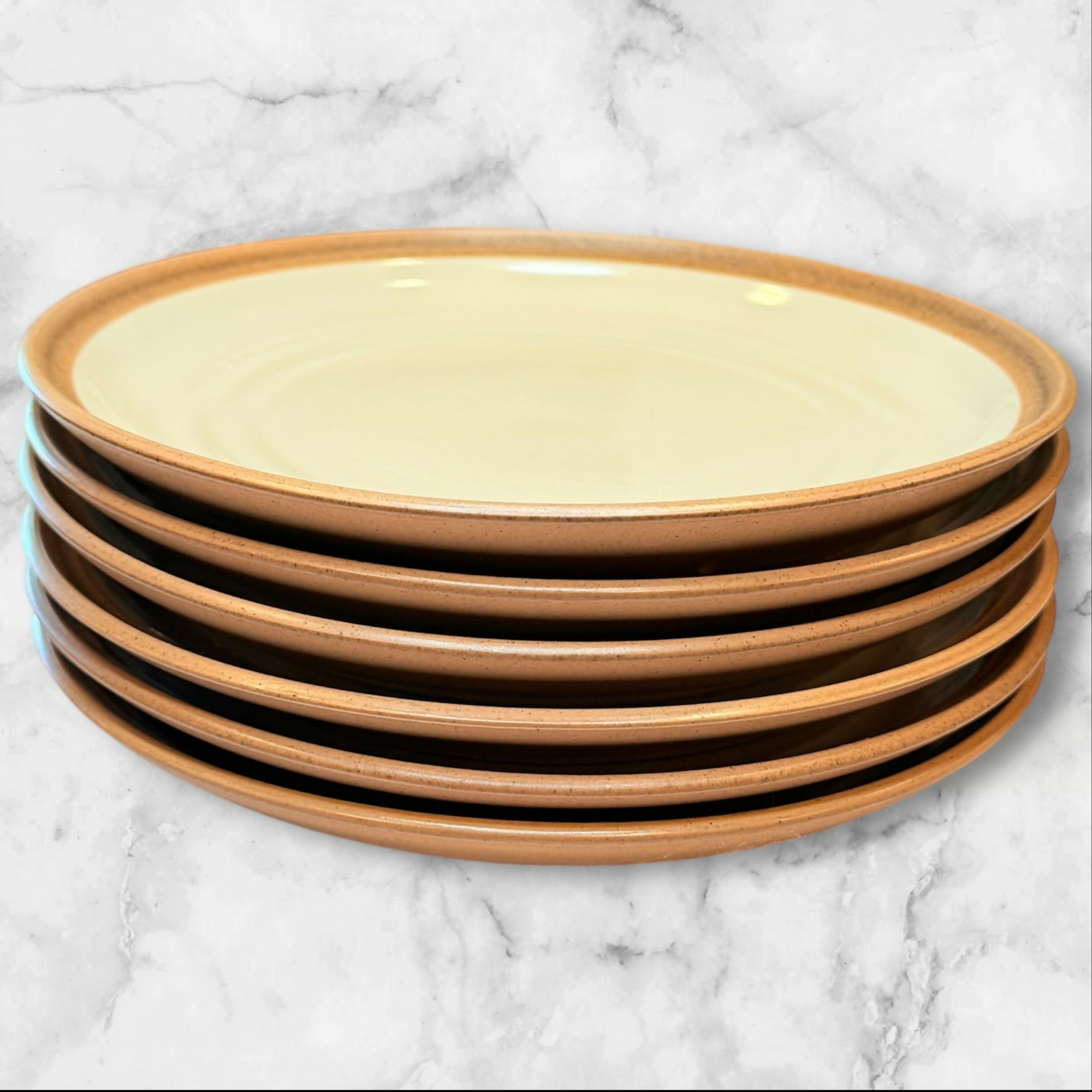 Noritake Madera Ivory Dinner Plates | Set of 6 | Excellent Condition