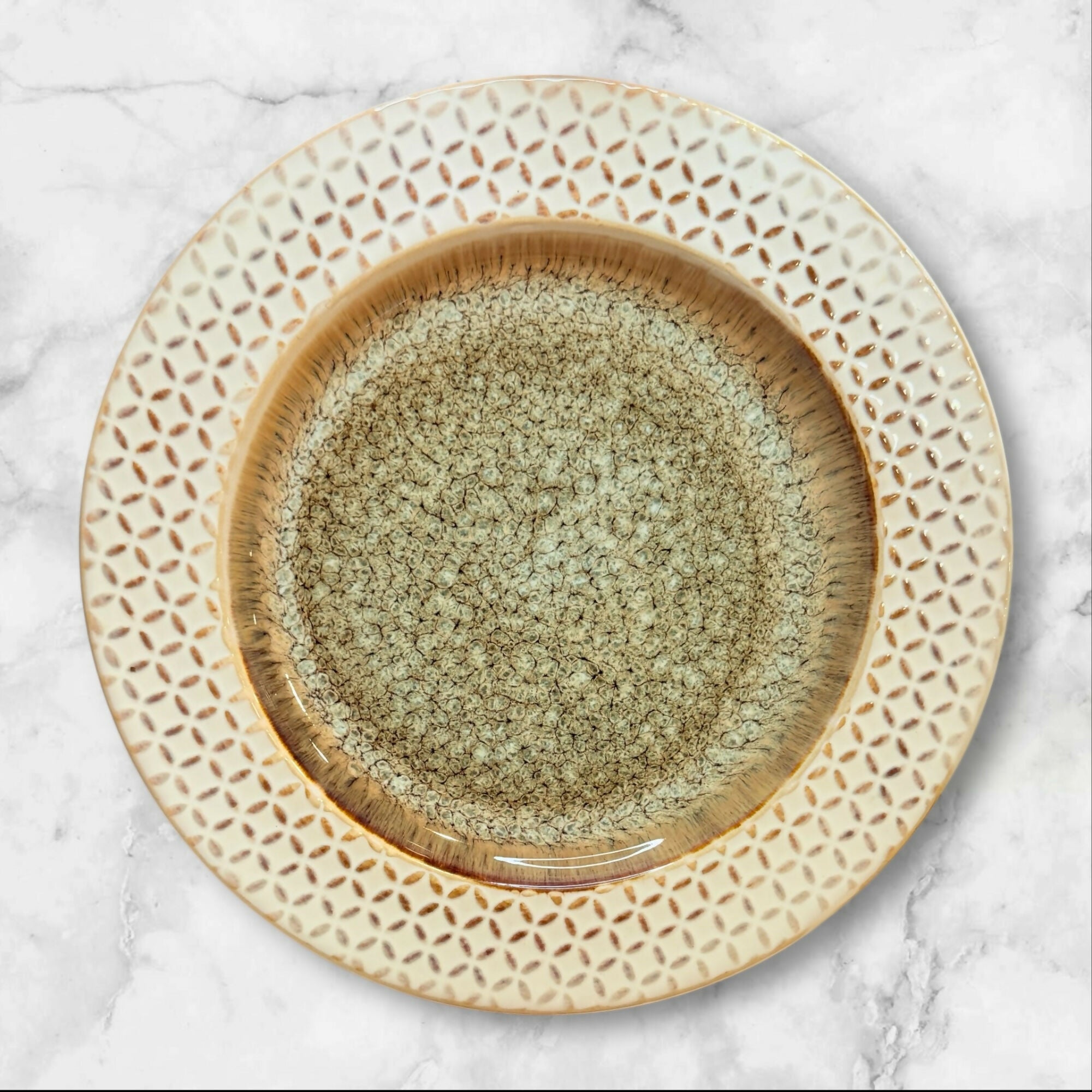 American Atelier Piper Dinner Plates Set of 4 Stoneware 10.75”