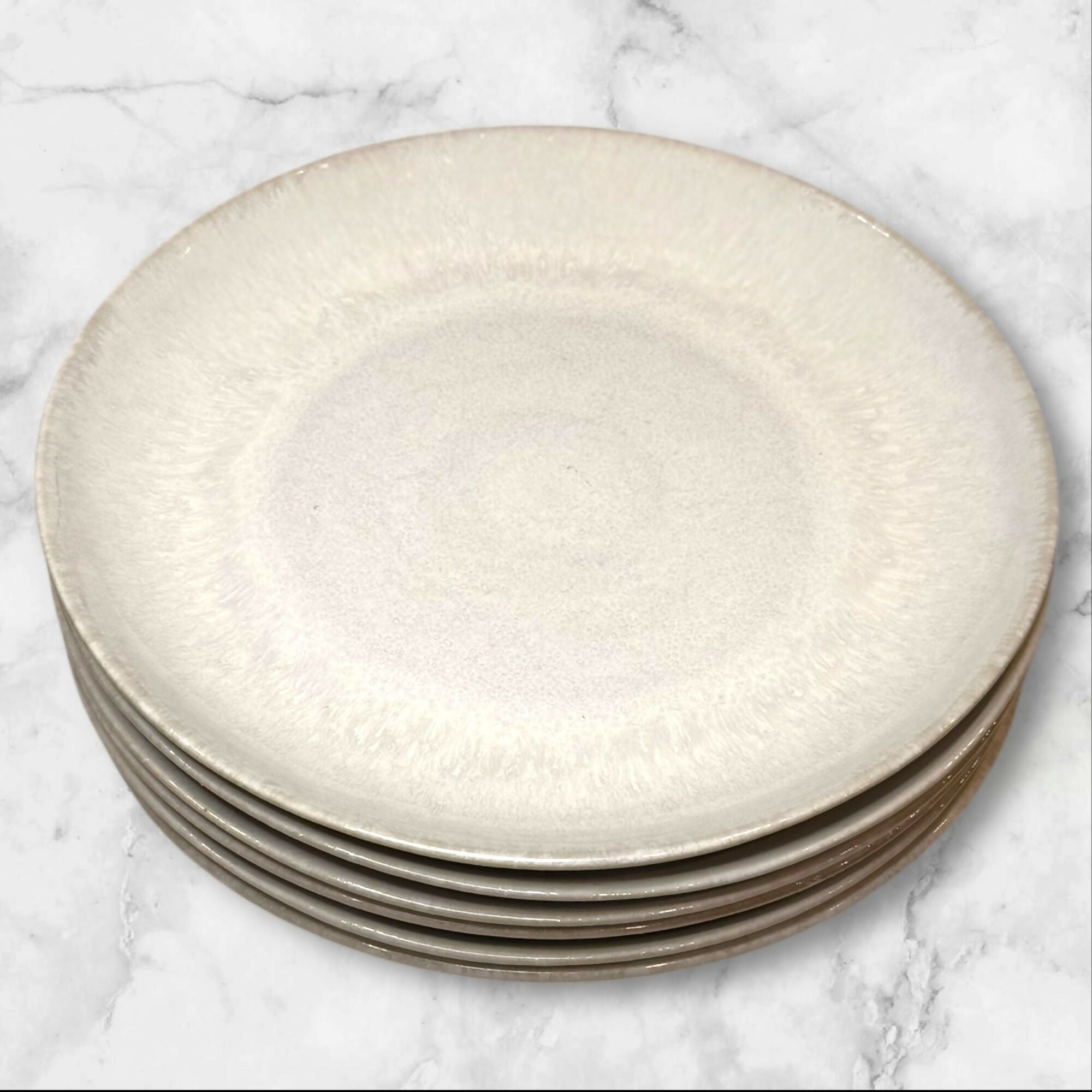 Williams Sonoma Cyprus Reactive Glaze Salad Plates | Set of 6 | Excellent Condition