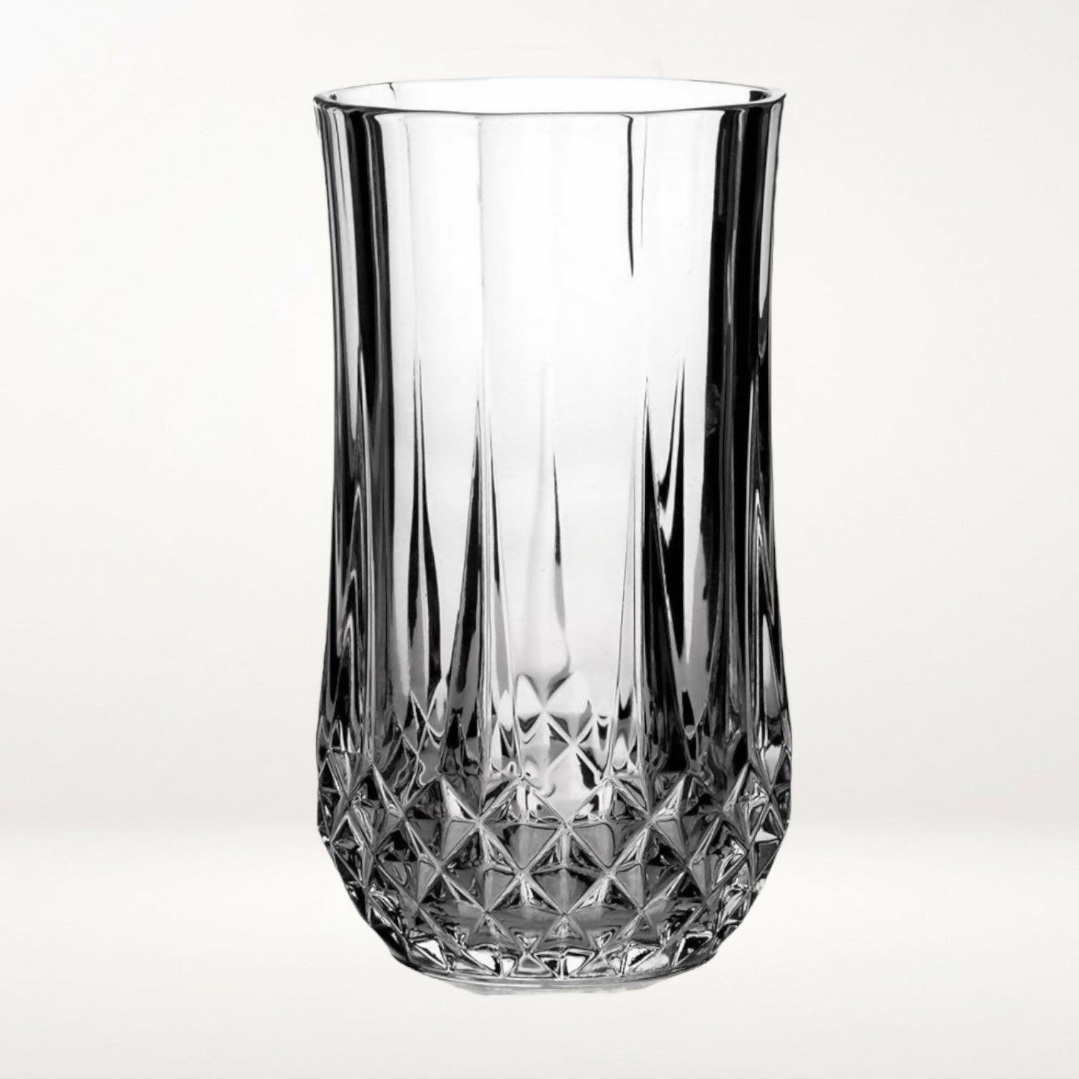 Cristal D’Arques Longchamp 10 oz Flat Tumblers | Set of 3 | Excellent Condition